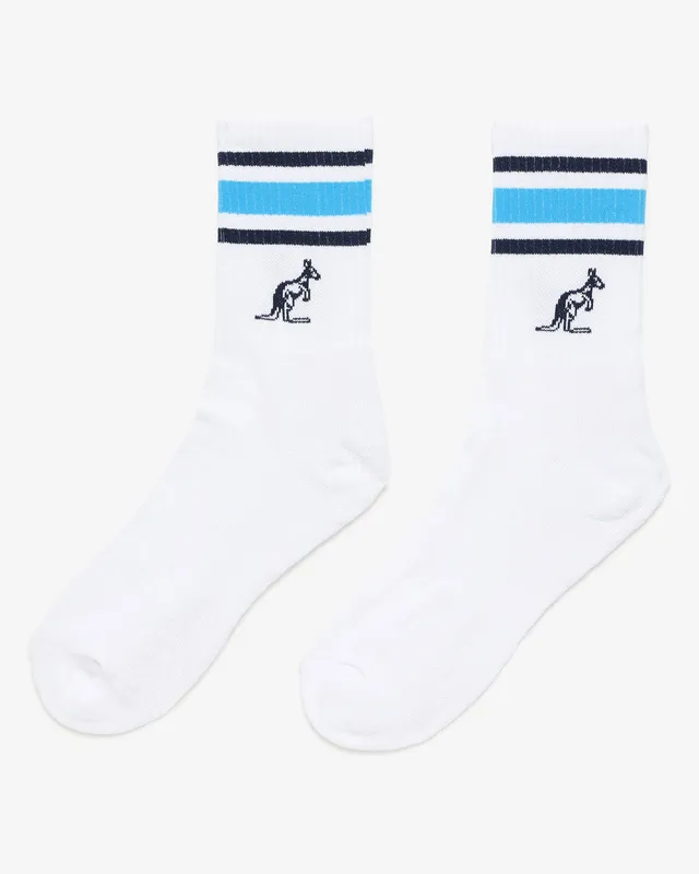 australian-stripes-socks-tennis image 1