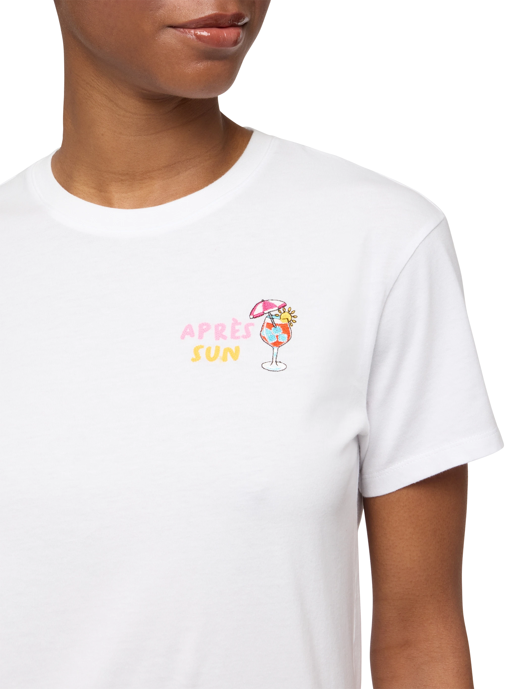 mc2-saint-barth-t-shirt-emilie-bianca-50-nervosa-50-deliziosa image 1