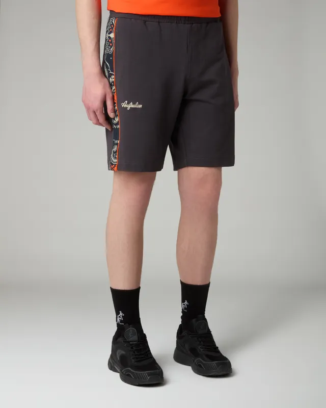 australian-bandana-short-pantaloncino-in-felpa-antracite image 1