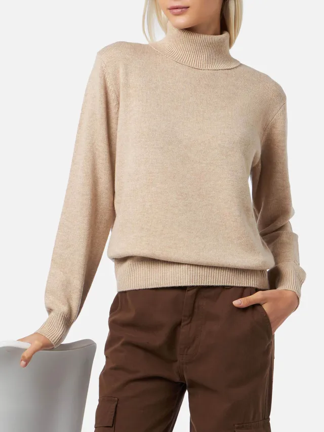mc2-saint-barth-dolcevita-moody-donna-in-100-cashmere-beige image 1