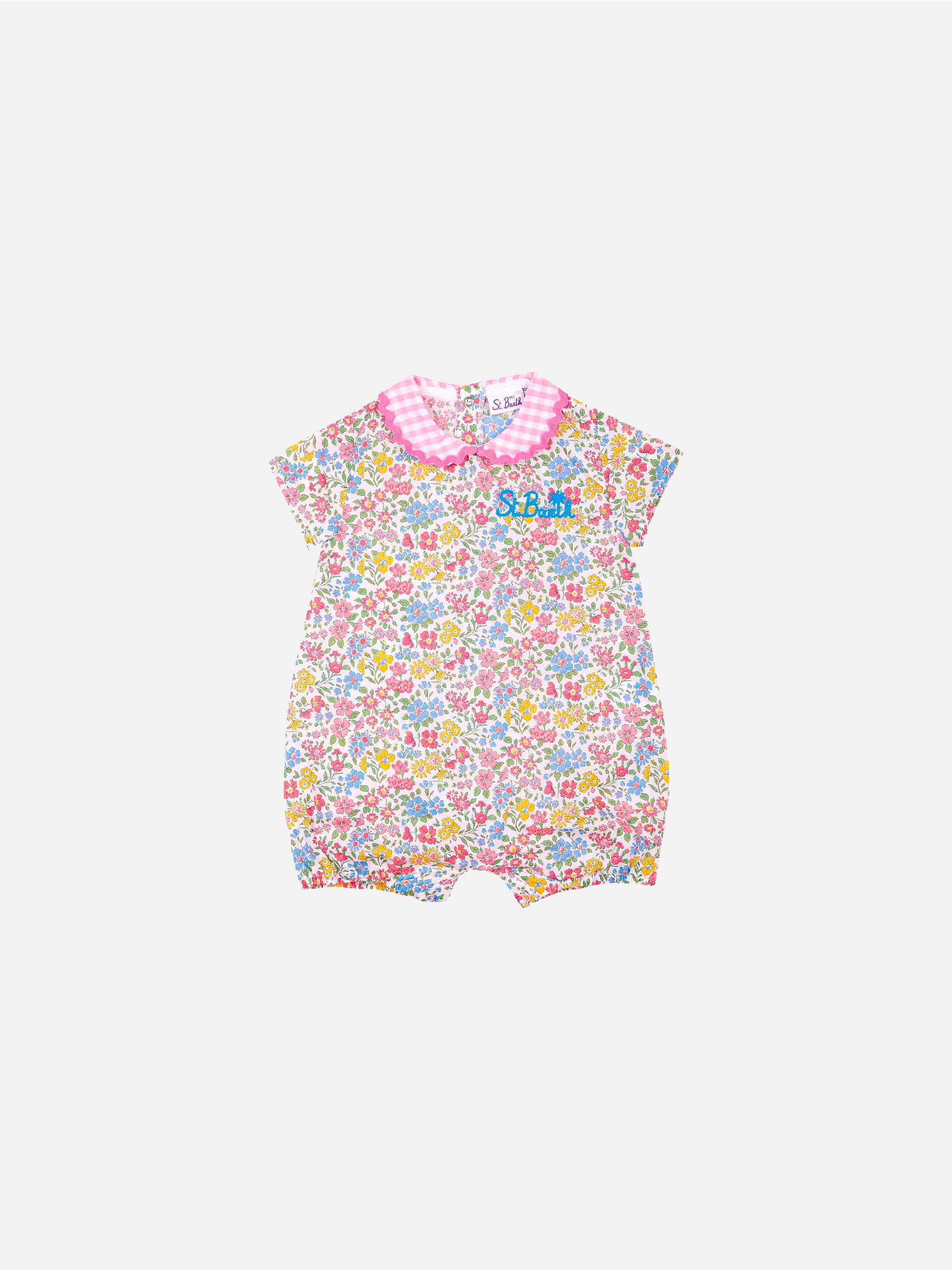 mc2-saint-barth-tutina-neonato-in-cotone-multicolore-liberty image 1