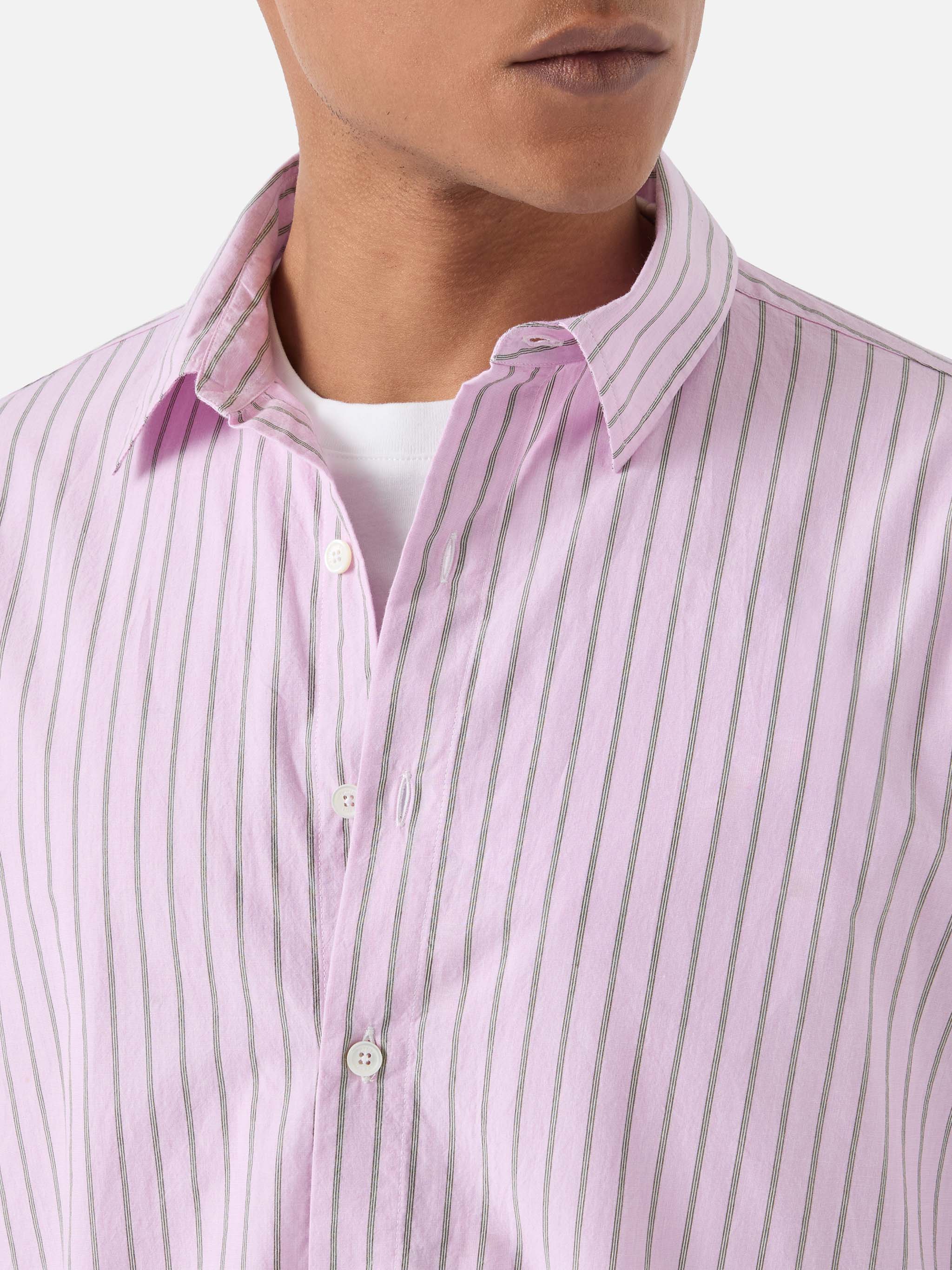 mc2-saint-barth-camicia-levanzo-uomo-in-cotone-a-righe-rosa-fit-oversize image 2
