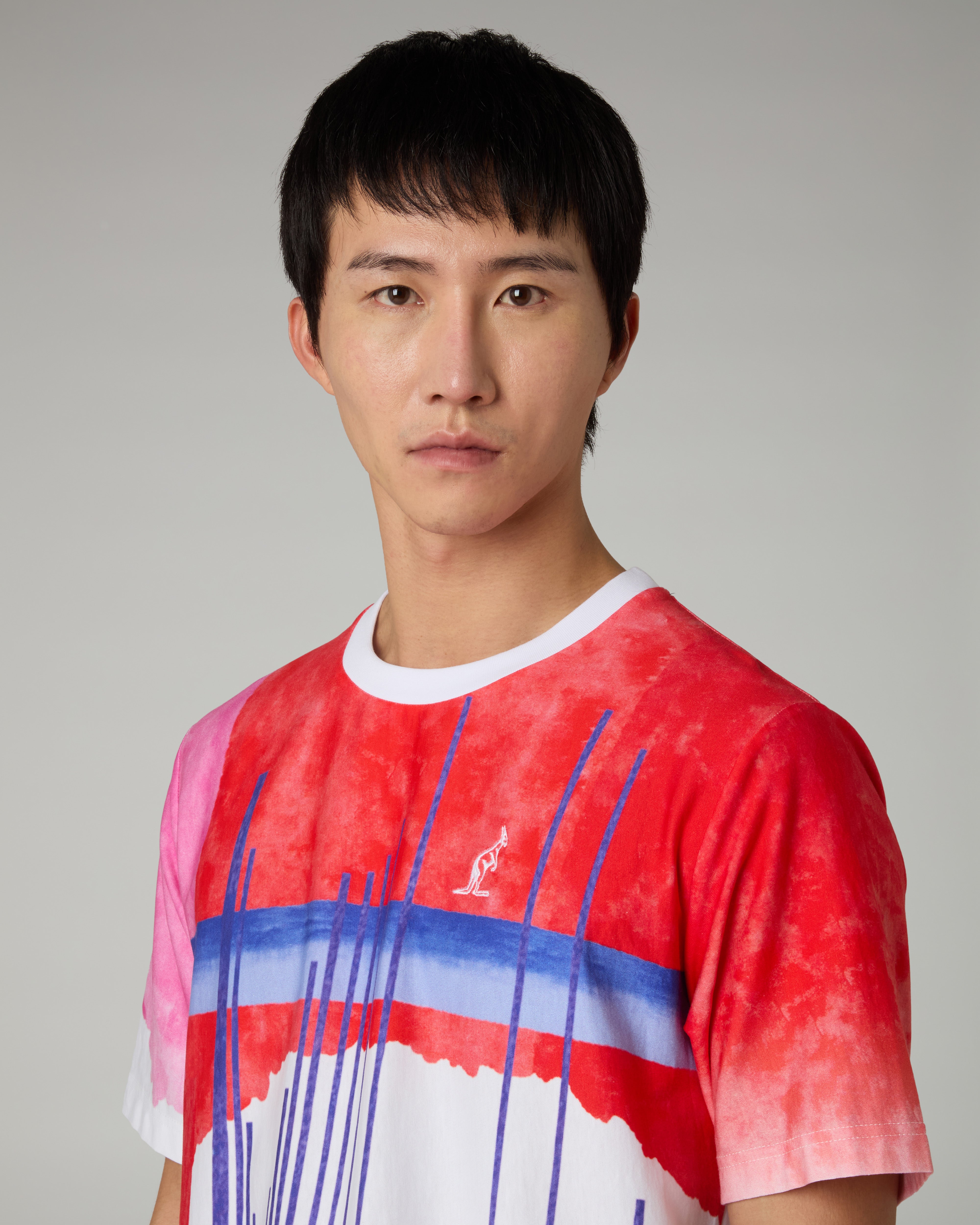 australian-goran-pink-printed-t-shirt-t-shirt-cotone-logo-ricamato image 4