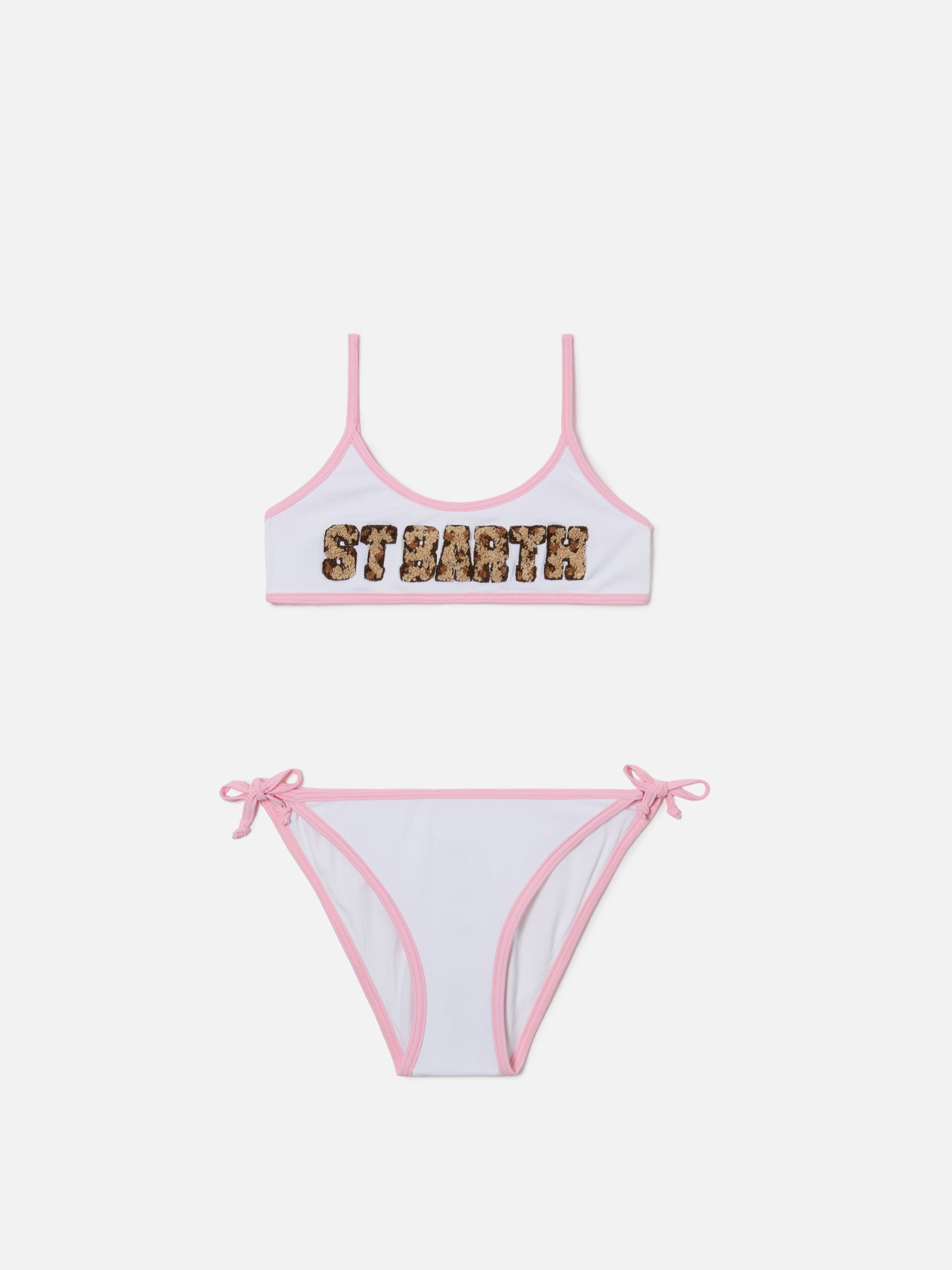 mc2-saint-barth-bikini-jaiden-string-bambina-bianco-patch-animalier image 1