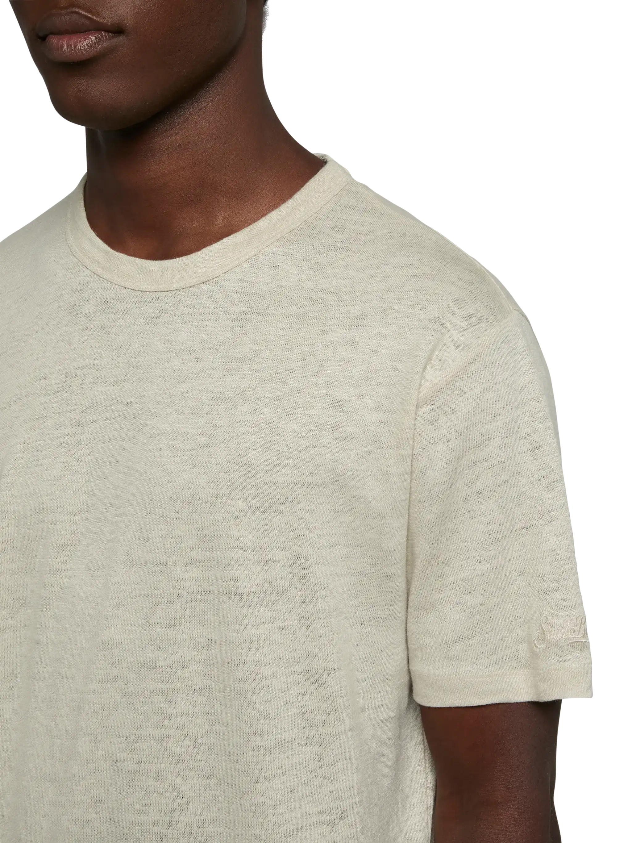 mc2-saint-barth-t-shirt-ecstasea-uomo-jersey-lino-bianco-panna image 3