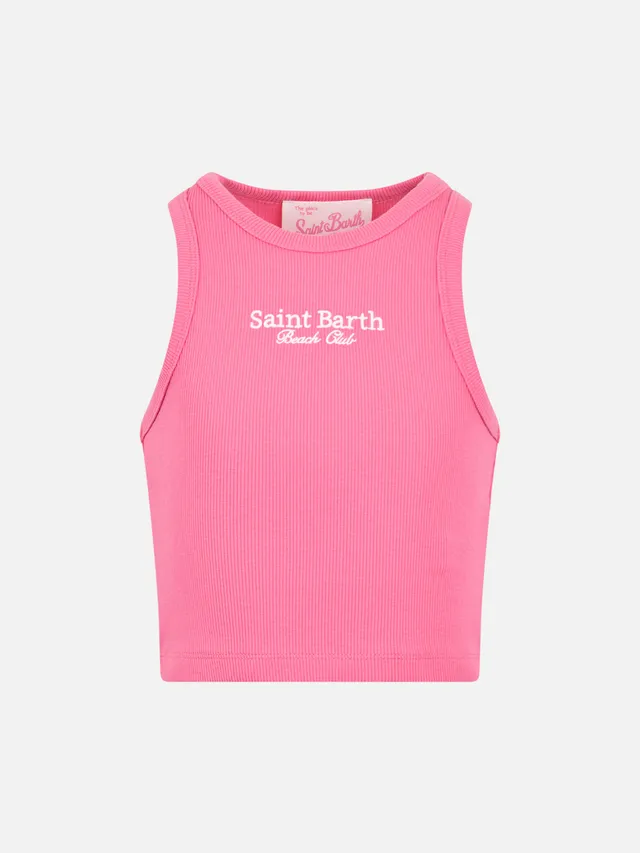 mc2-saint-barth-blue-jr-canotta-crop-bimba-costine-fucsia image 1