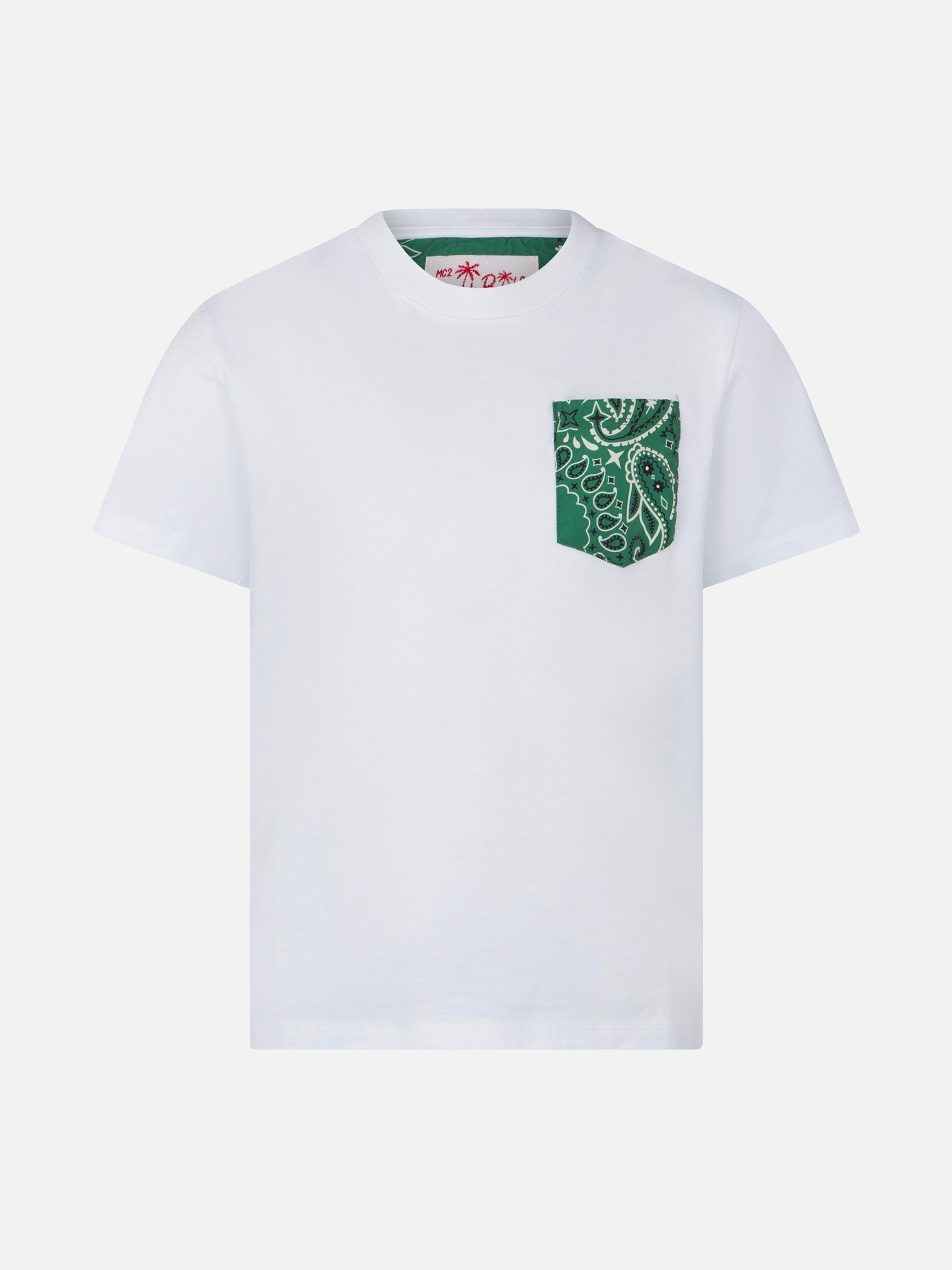 mc2-saint-barth-t-shirt-da-bambino-in-cotone-con-taschino-stampato image 1