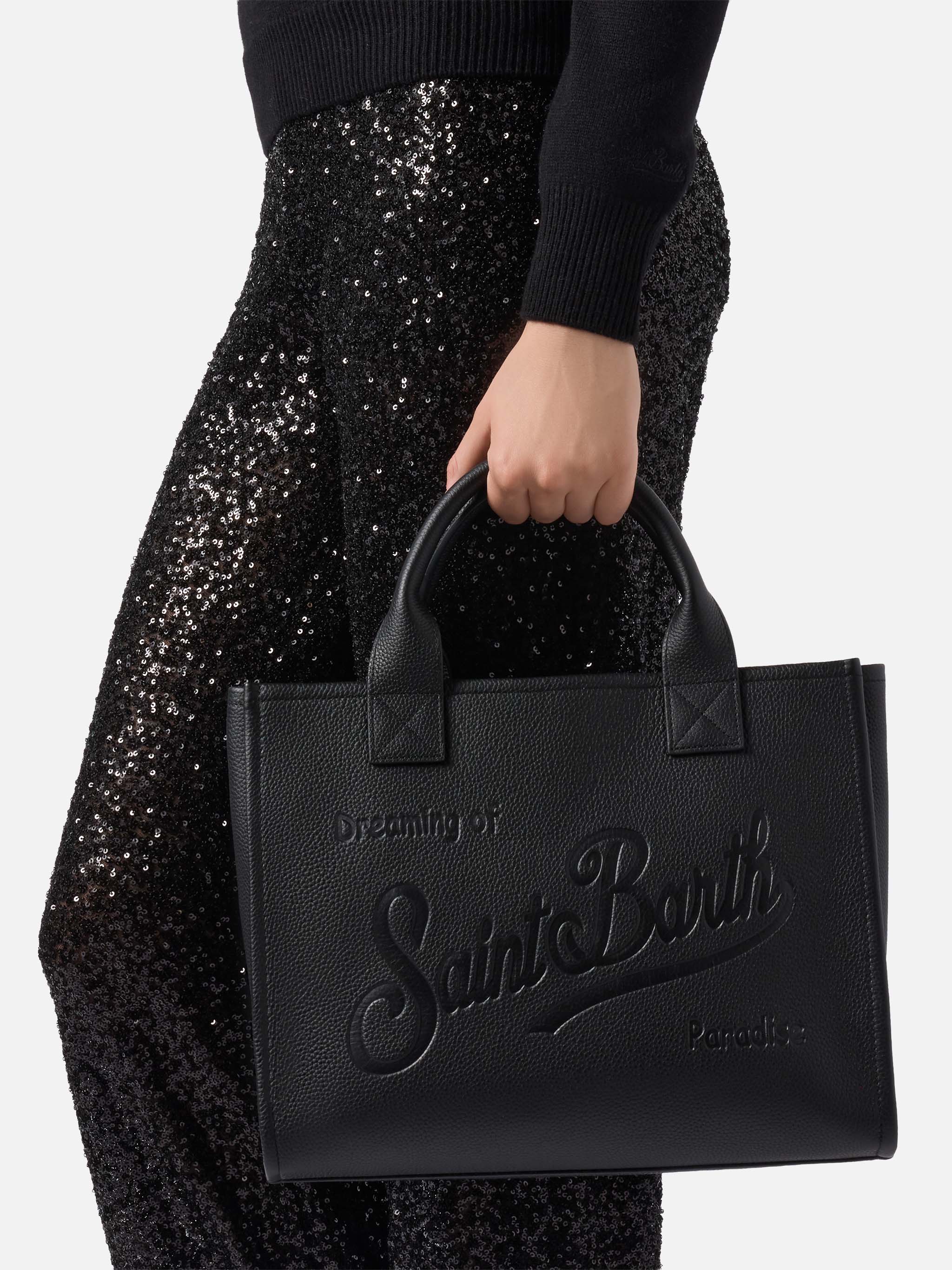 mc2-saint-barth-vanity-bag-large-borsa-a-spalla-pelle-nero image 2