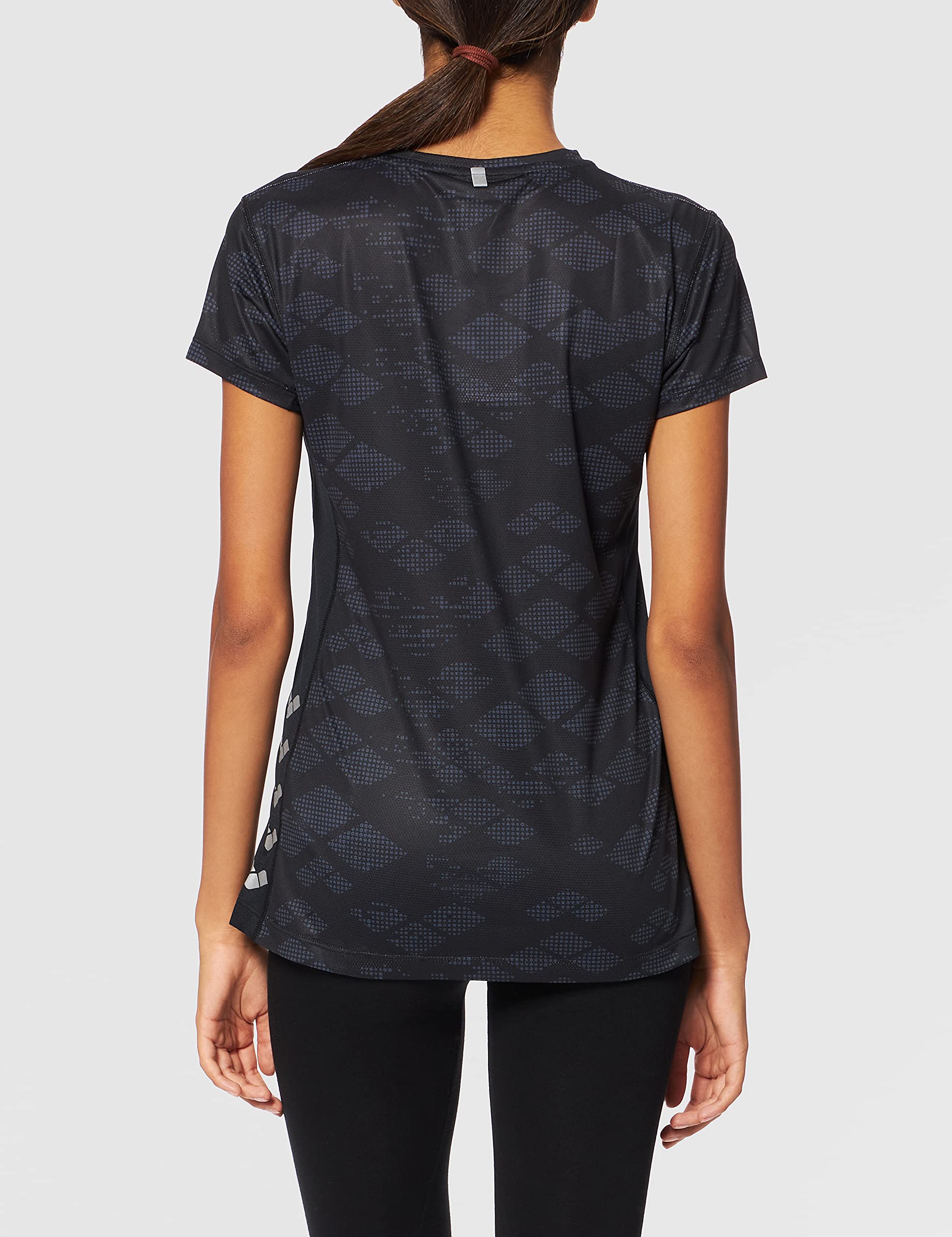arena-w-run-s-s-mesh-solid-maglietta-running-a-maniche-corte-donna image 4