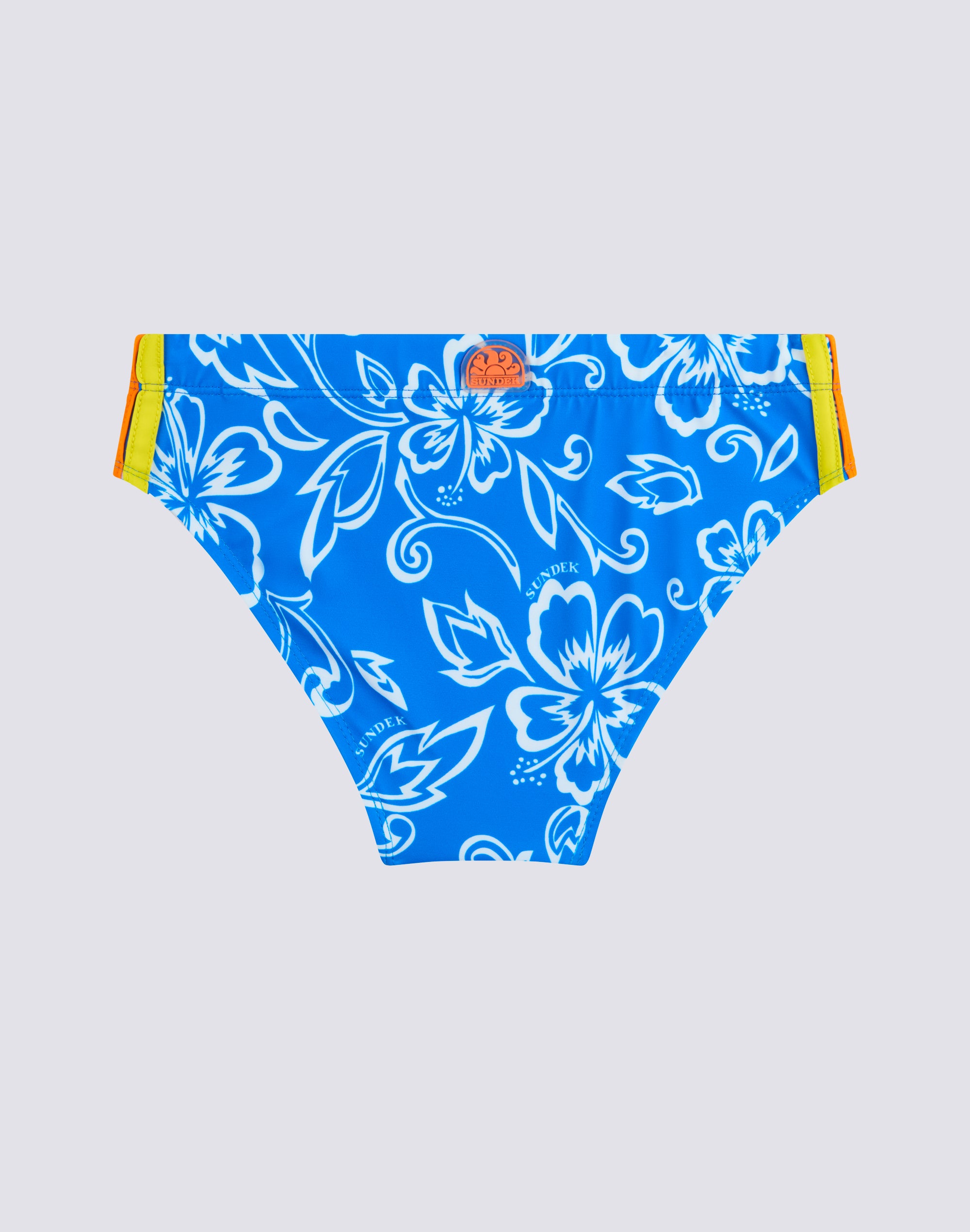 sundek-diwalter-slip-mare-mini-bambino-stampa-hibiscus-con-coulisse image 2
