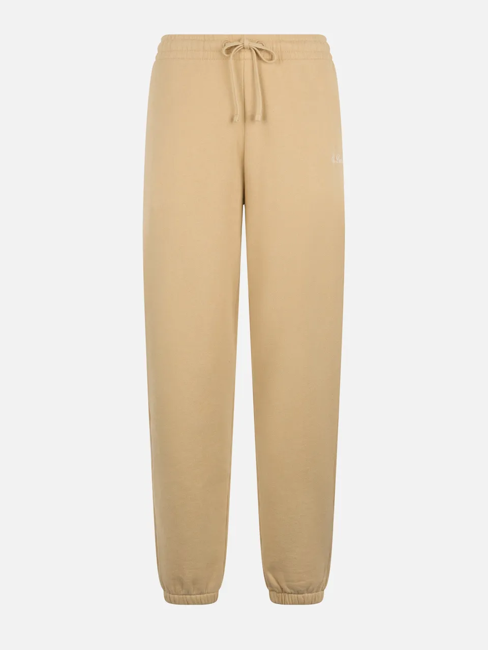 mc2-saint-barth-odalys-pantaloni-jogger-in-felpa-di-cotone-beige-donna image 1