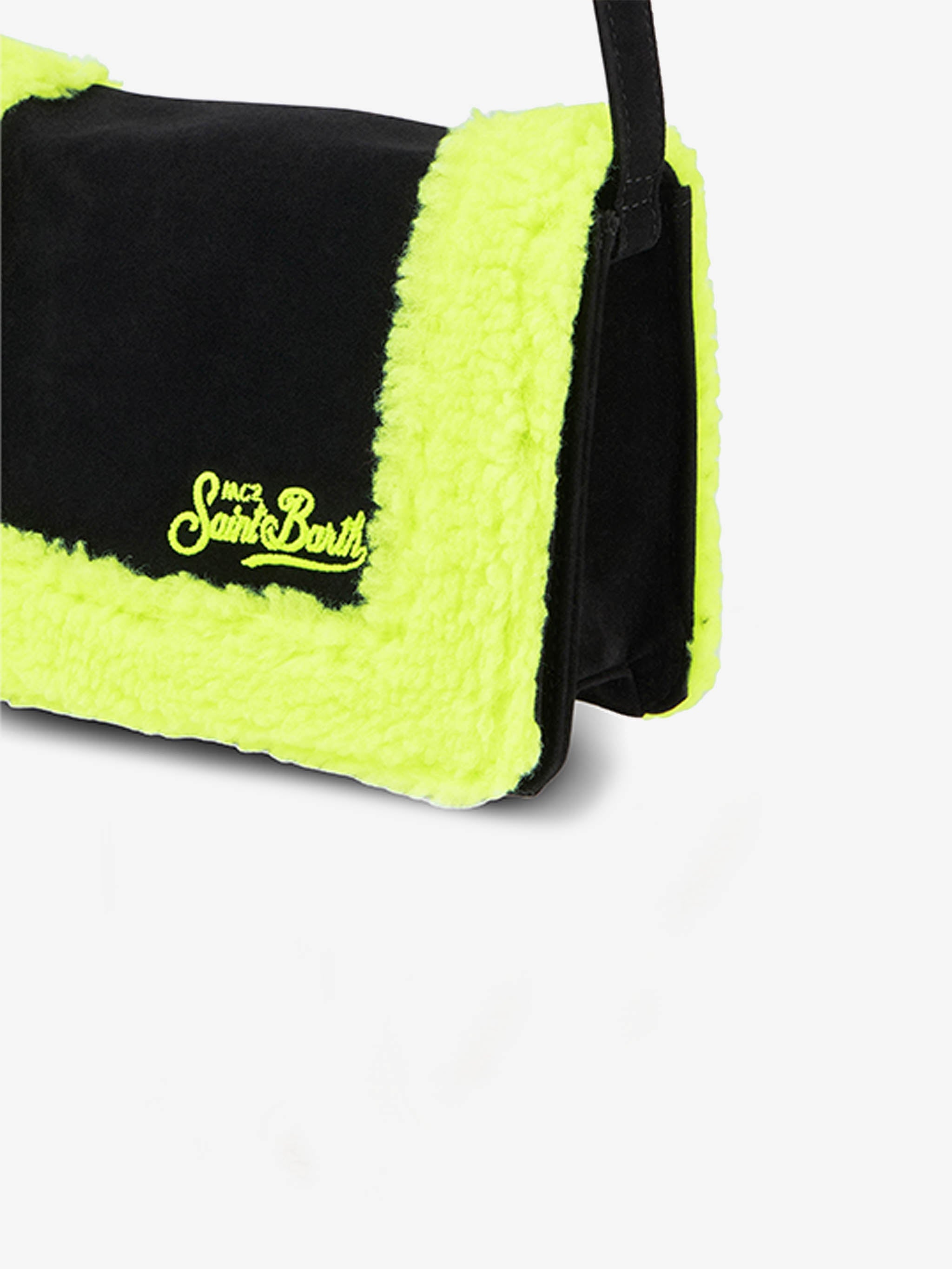 mc2-saint-barth-shearly-borsa-a-tracolla-nera-con-bordo-giallo-fluo image 4