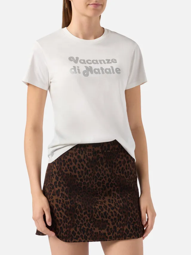 mc2-saint-barth-emilie-t-shirt-donna-bianca-glitter-argento-vacanze-di-natale-sp image 1