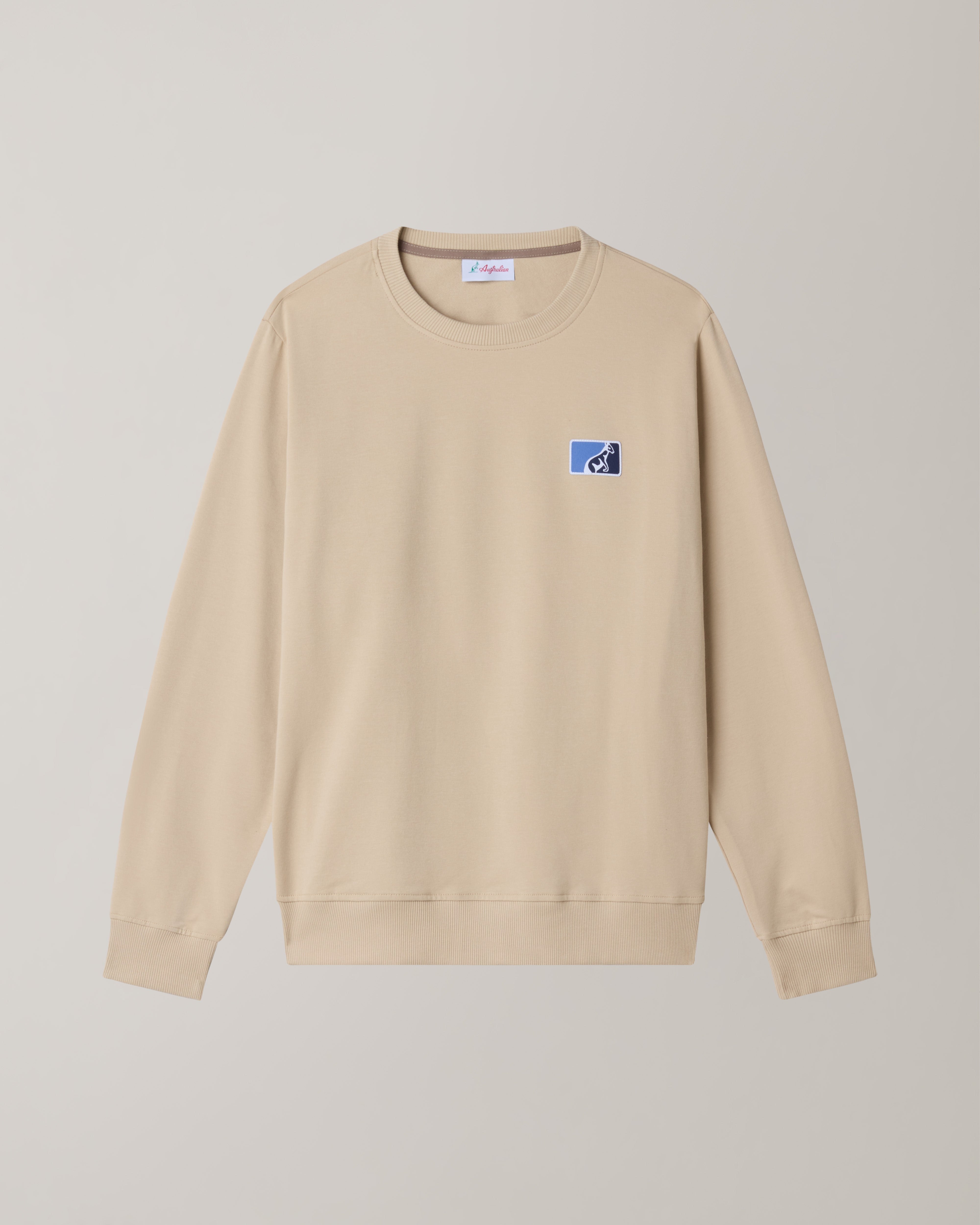 australian-easy-crewneck-felpa-girocollo-uomo-sabbia image 5