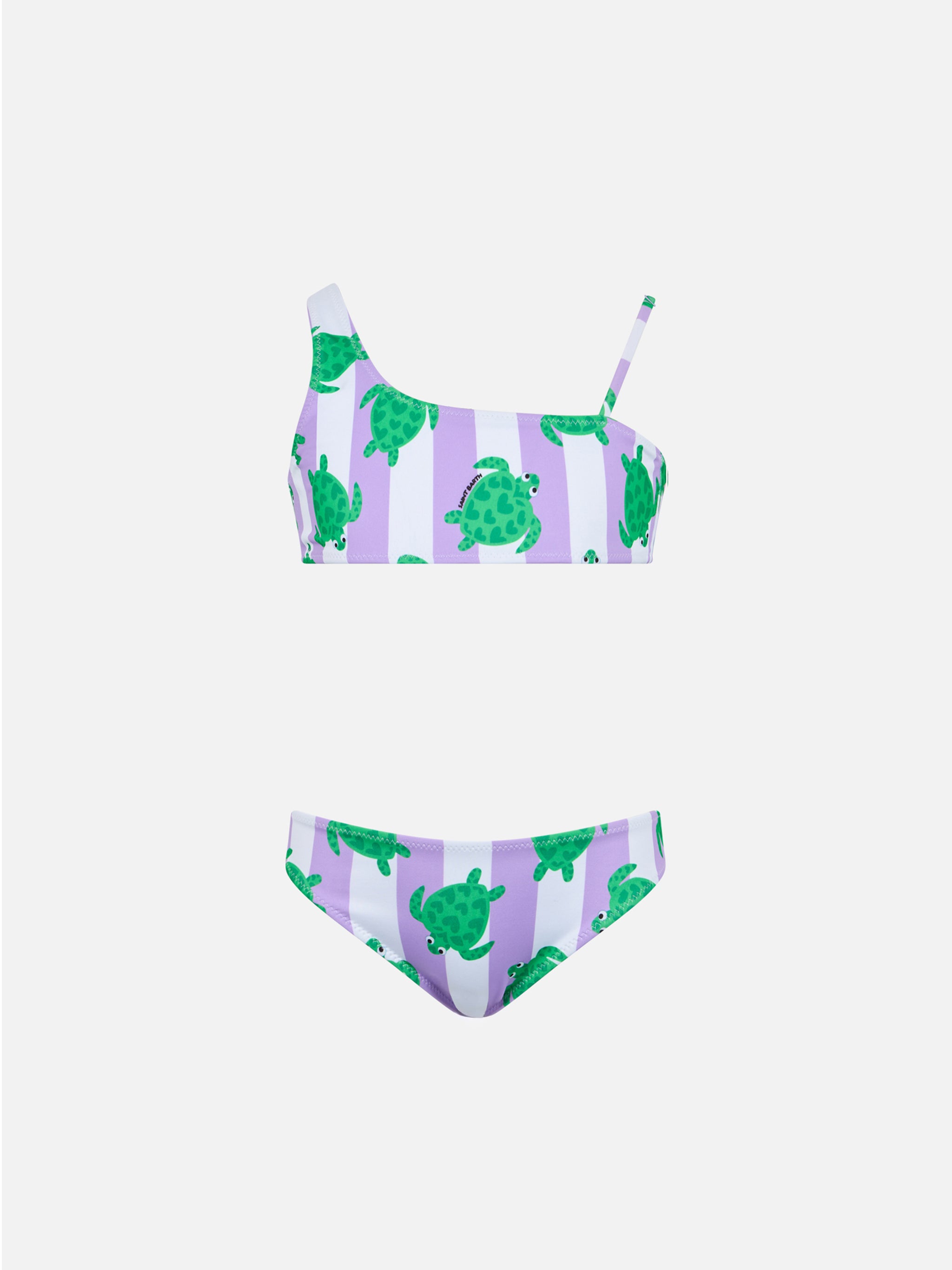 mc2-saint-barth-bikini-vivy-bambina-monospalla-stampa-tartaruga-lilla image 1