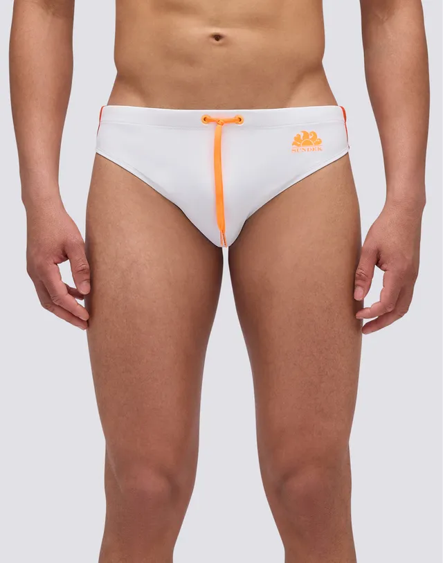 sundek-slip-mare-uomo-sax-tinta-unita-con-bande-laterali-m287ssl3000 image 1