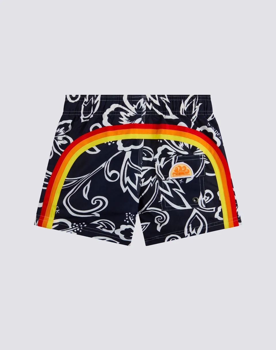 sundek-boxer-mare-bambino-stampa-archive-hibiscus-sk23 image 1