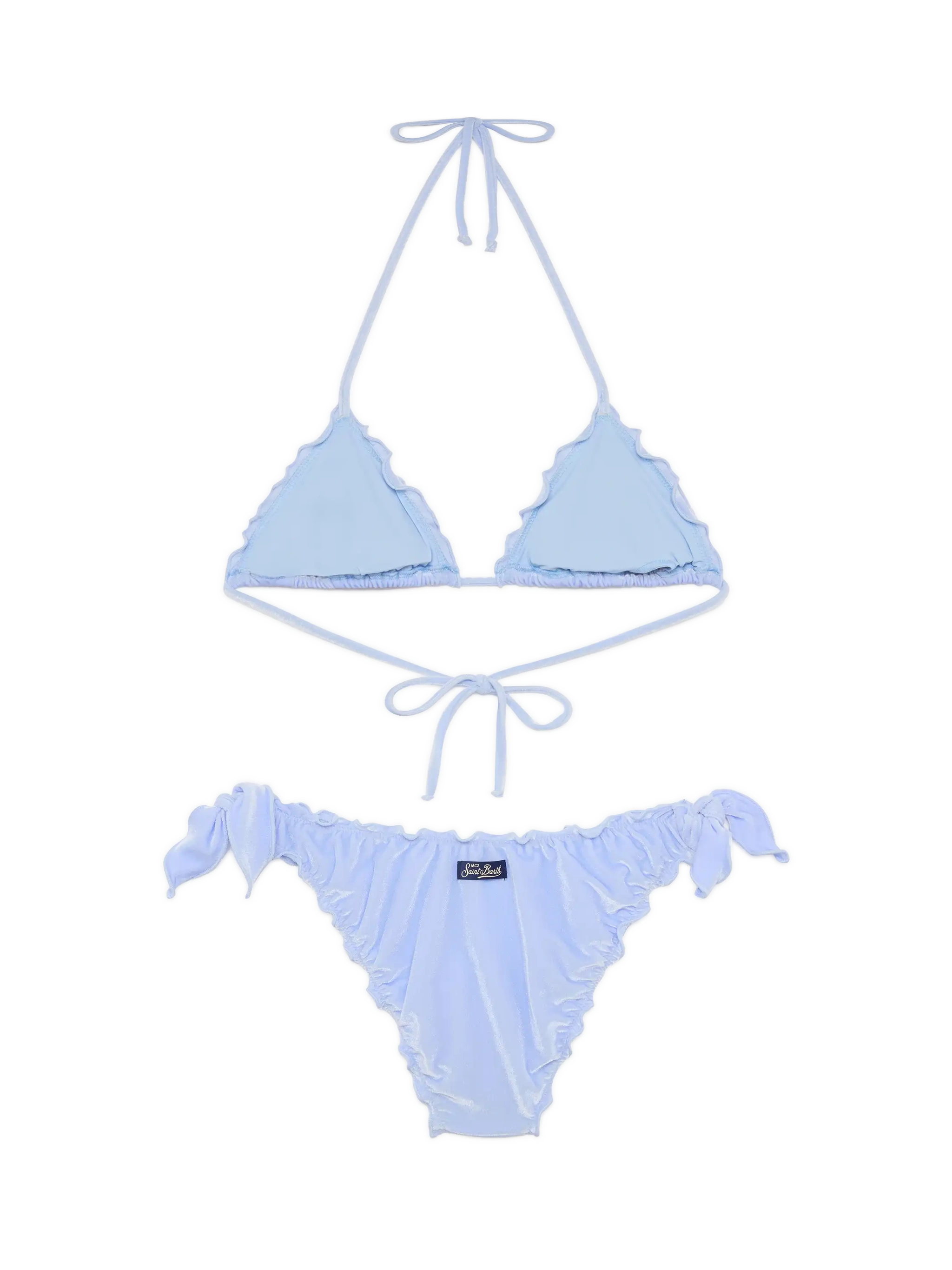 mc2-saint-barth-bikini-triangolo-sagittarius-moon-velluto-azzurro-chiaro image 3