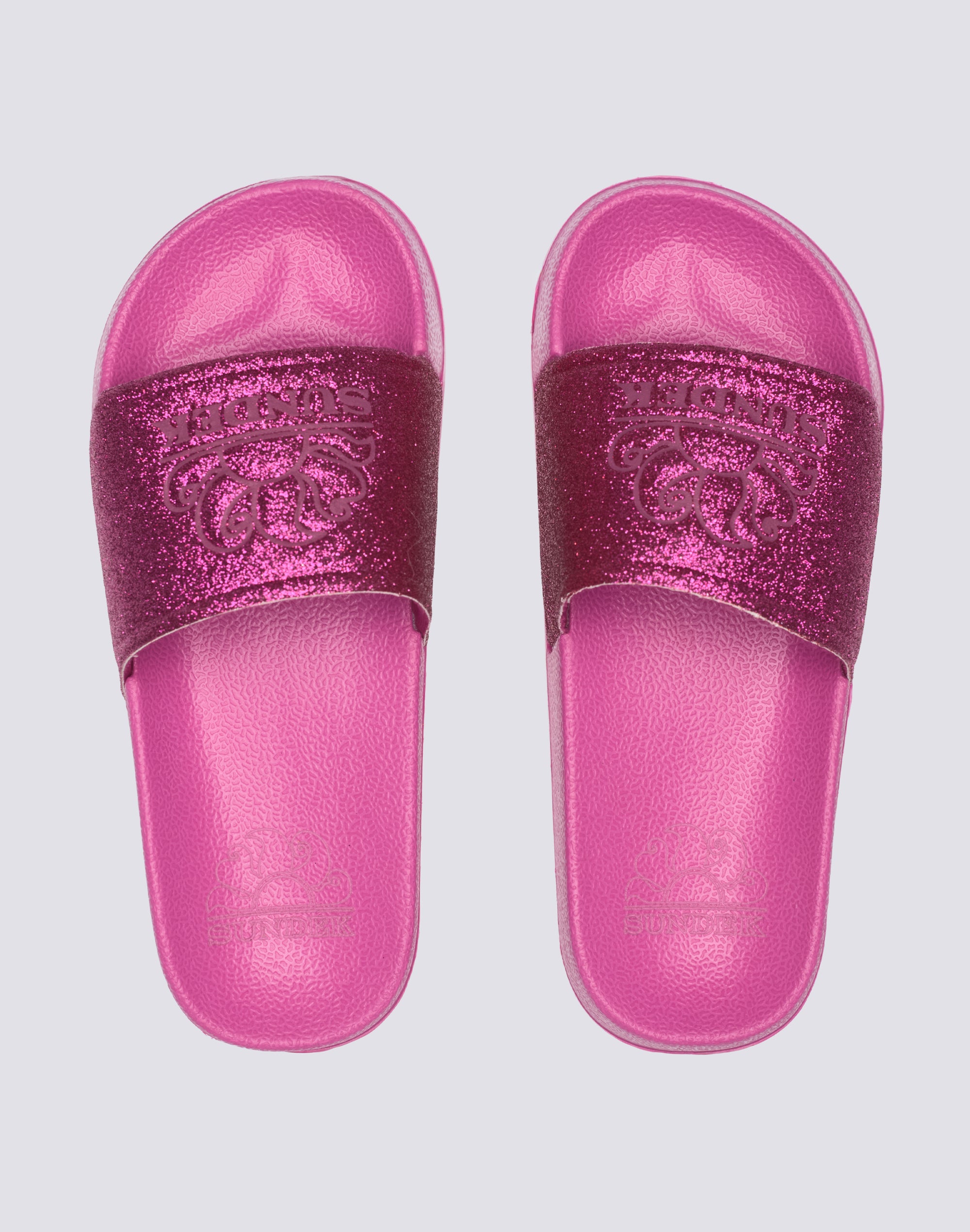 sundek-mini-hanalei-ciabatte-a-fascia-bambina-effetto-glitter image 1