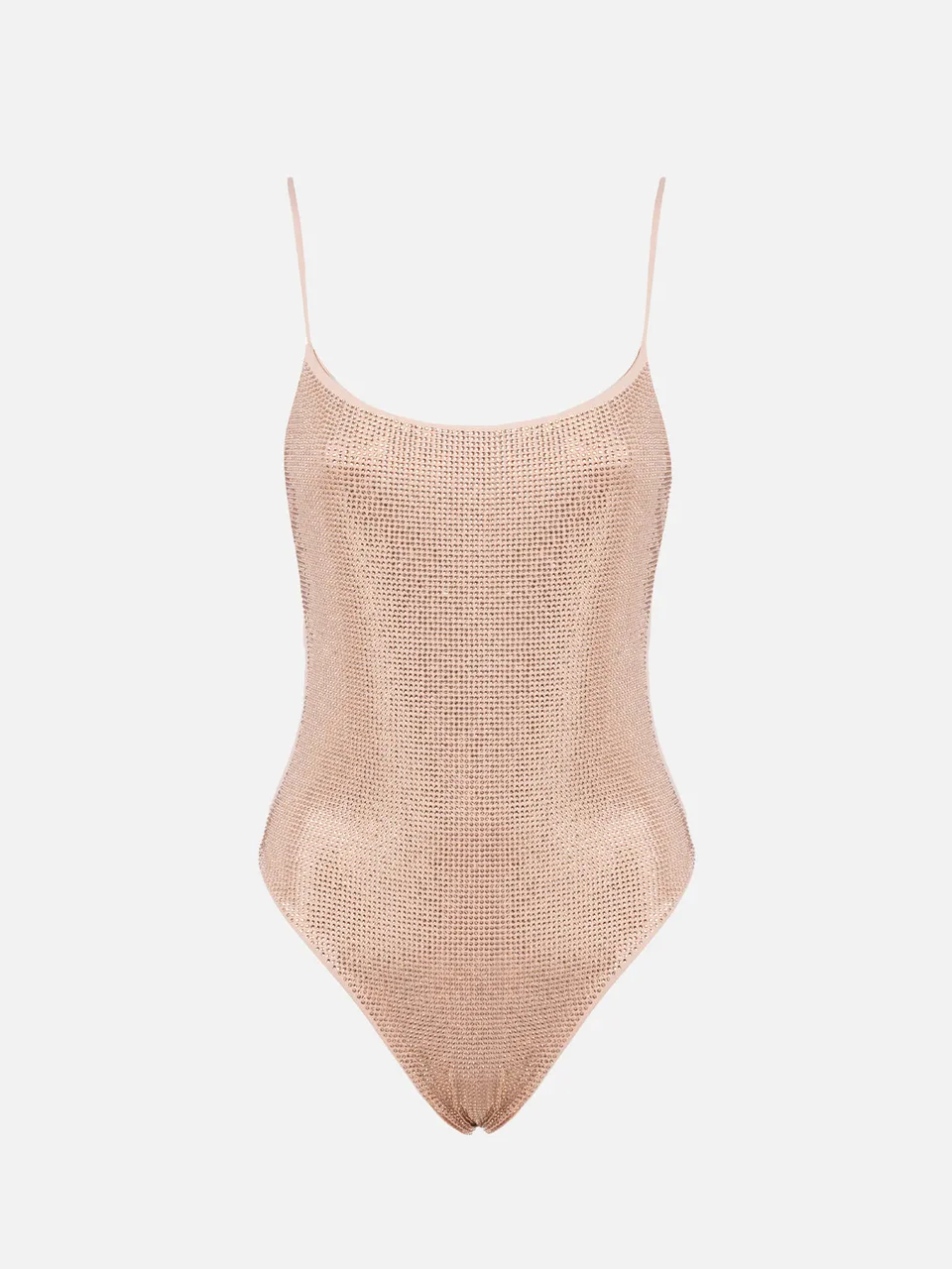 mc2-saint-barth-cecille-costume-intero-rosa-gold-con-strass-e-lurex image 1