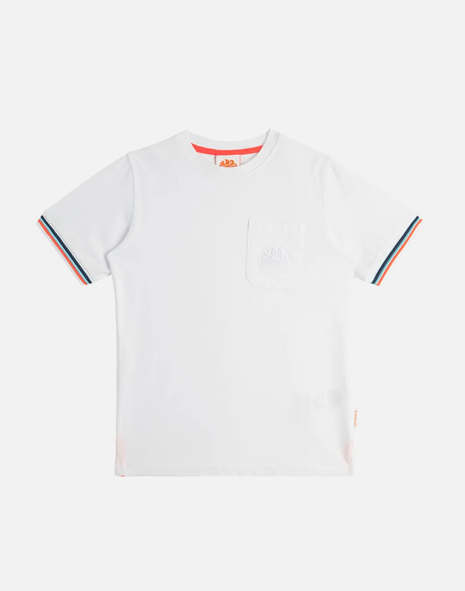 sundek-mini-finn-t-shirt-girocollo-bambino-cotone-arcobaleno-2 image 1