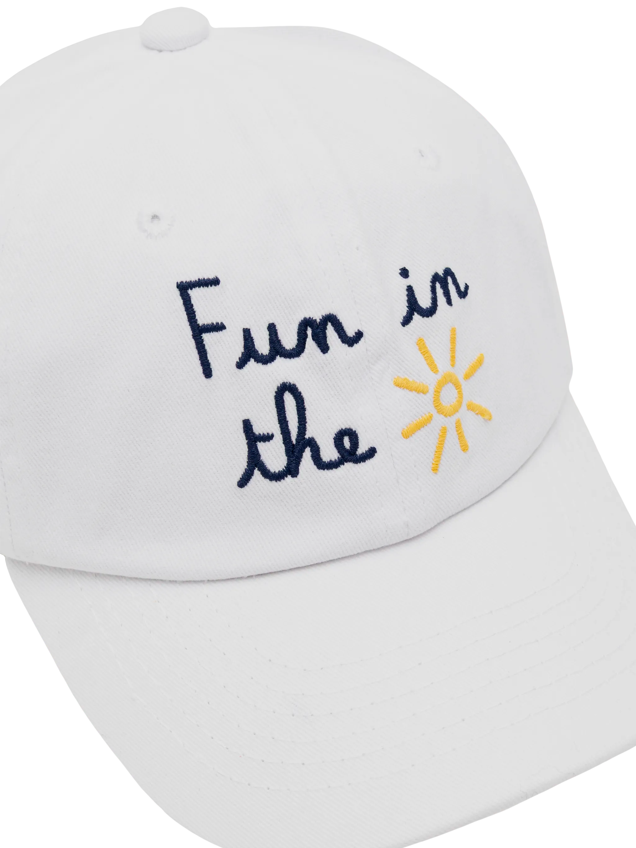 cappellino-mc2-saint-barth-davis-jr-in-denim-bianco-con-ricamo-fun-in-the-sun image 2