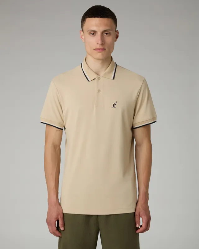 australian-2-stripes-polo-shirt-polo-tecnica-sabbia image 1