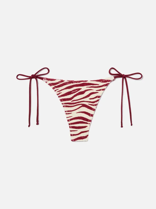 mc2-saint-barth-slip-mare-norah-perizoma-in-tessuto-crinkle-con-stampa-zebrata image 1