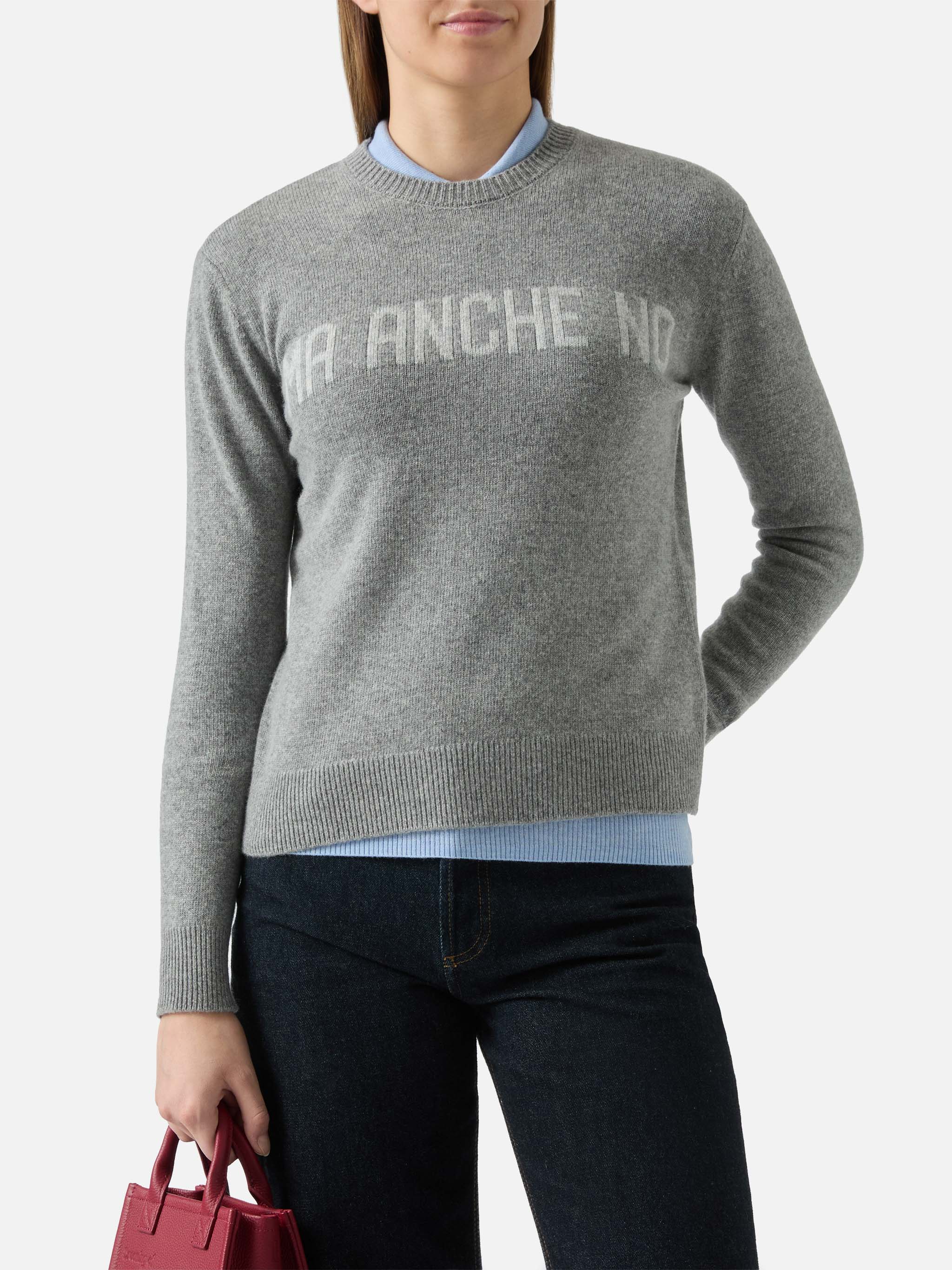 mc2-saint-barth-maglione-new-queen-donna-girocollo-jacquard-grigio-cashmere image 1