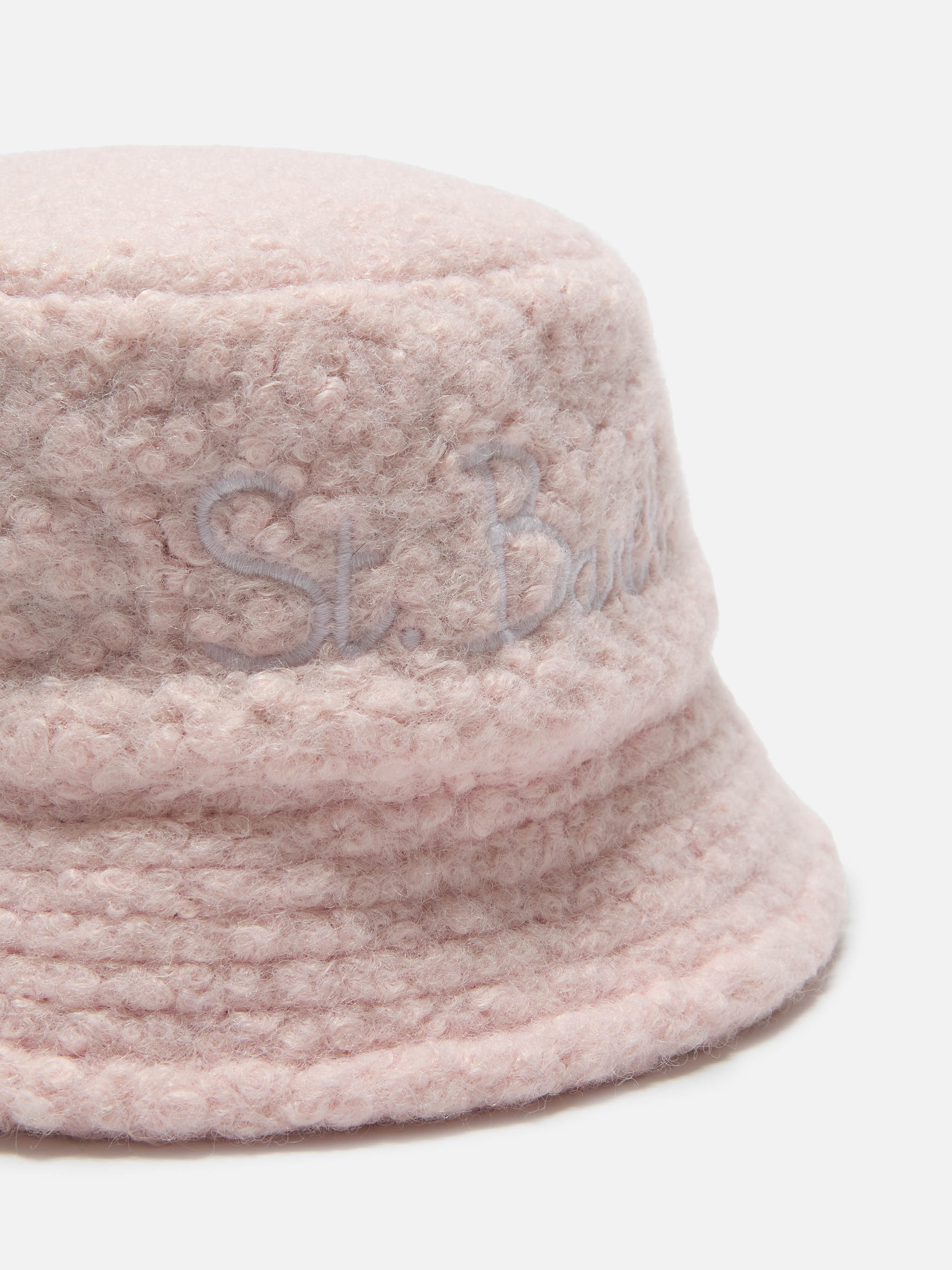 mc2-saint-barth-jae0003-cappello-bucket-in-sherpa-rosa-con-ricamo-st-barth image 2