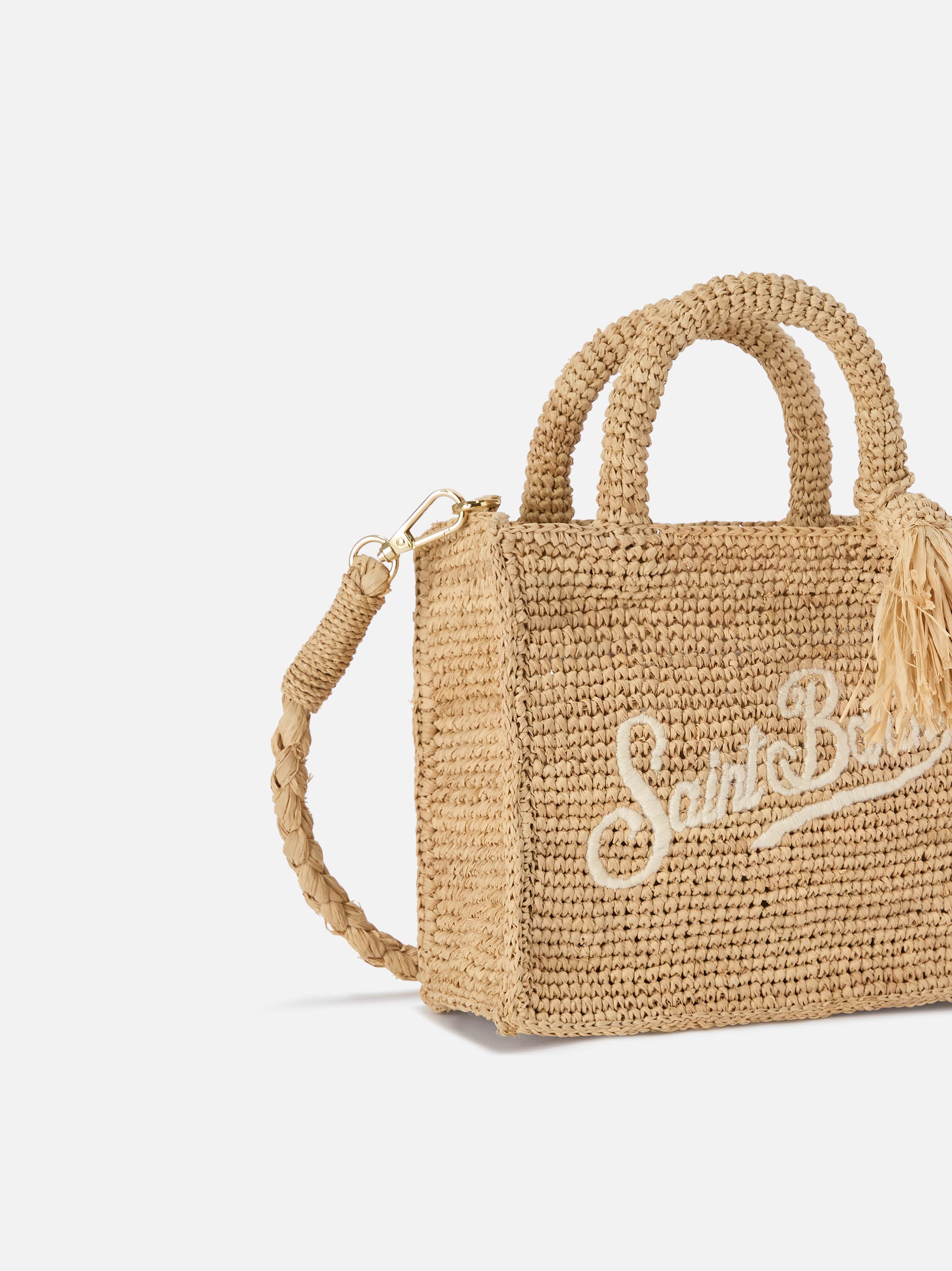 mc2-saint-barth-borsa-vanity-mini-in-raffia-beige-con-logo-ricamato image 3