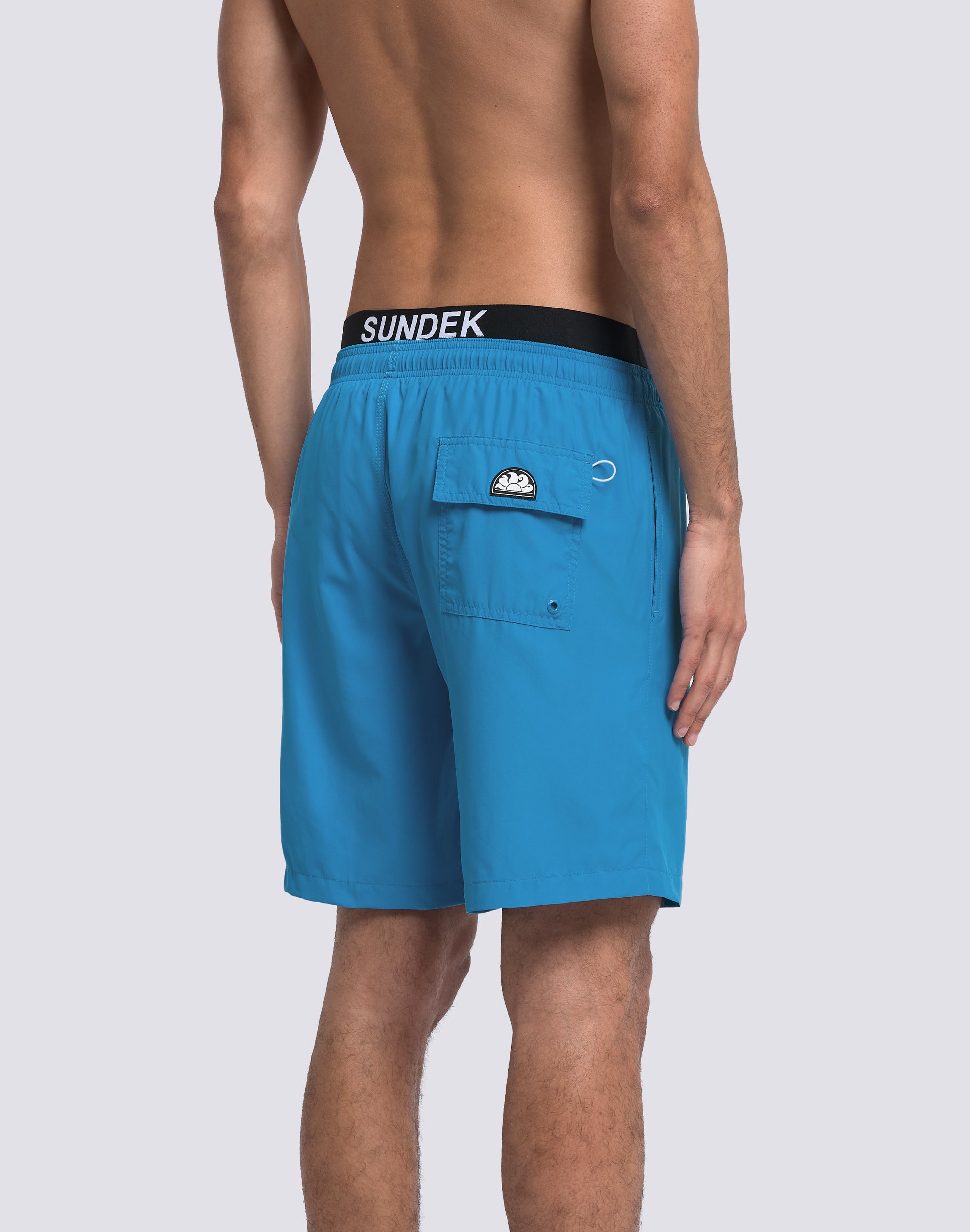 sundek-costume-mare-uomo-lungo-vita-elasticata-elastico-logo-m729bdrt300 image 5