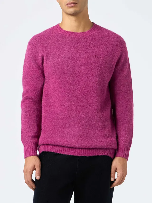 mc2-saint-barth-regent-maglione-girocollo-uomo-alpaca-stretch-peonia image 1