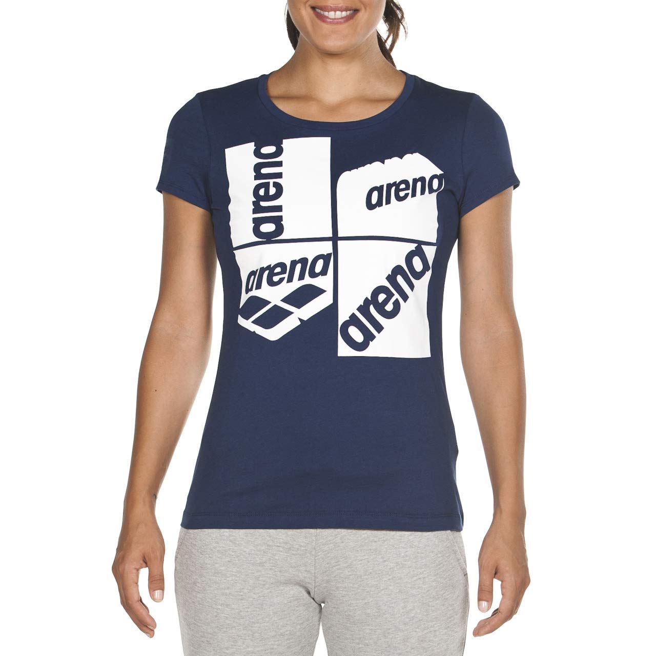 arena-essential-maglia-donna-girocollo image 1