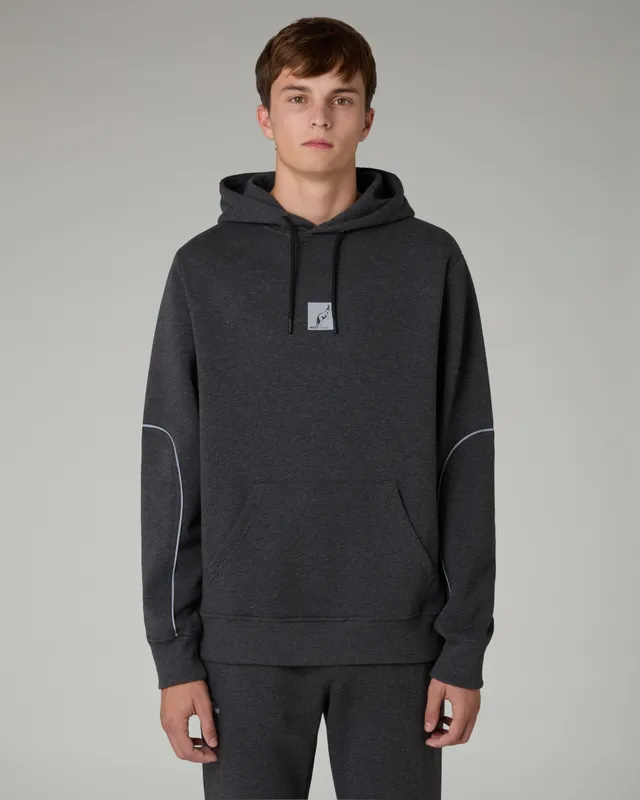australian-nocturna-hoodie-felpa-con-cappuccio-antracite-melange image 1