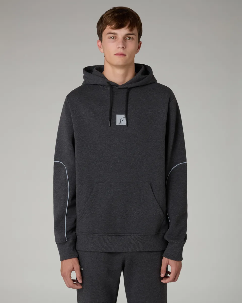 australian-nocturna-hoodie-felpa-con-cappuccio-antracite-melange image 1