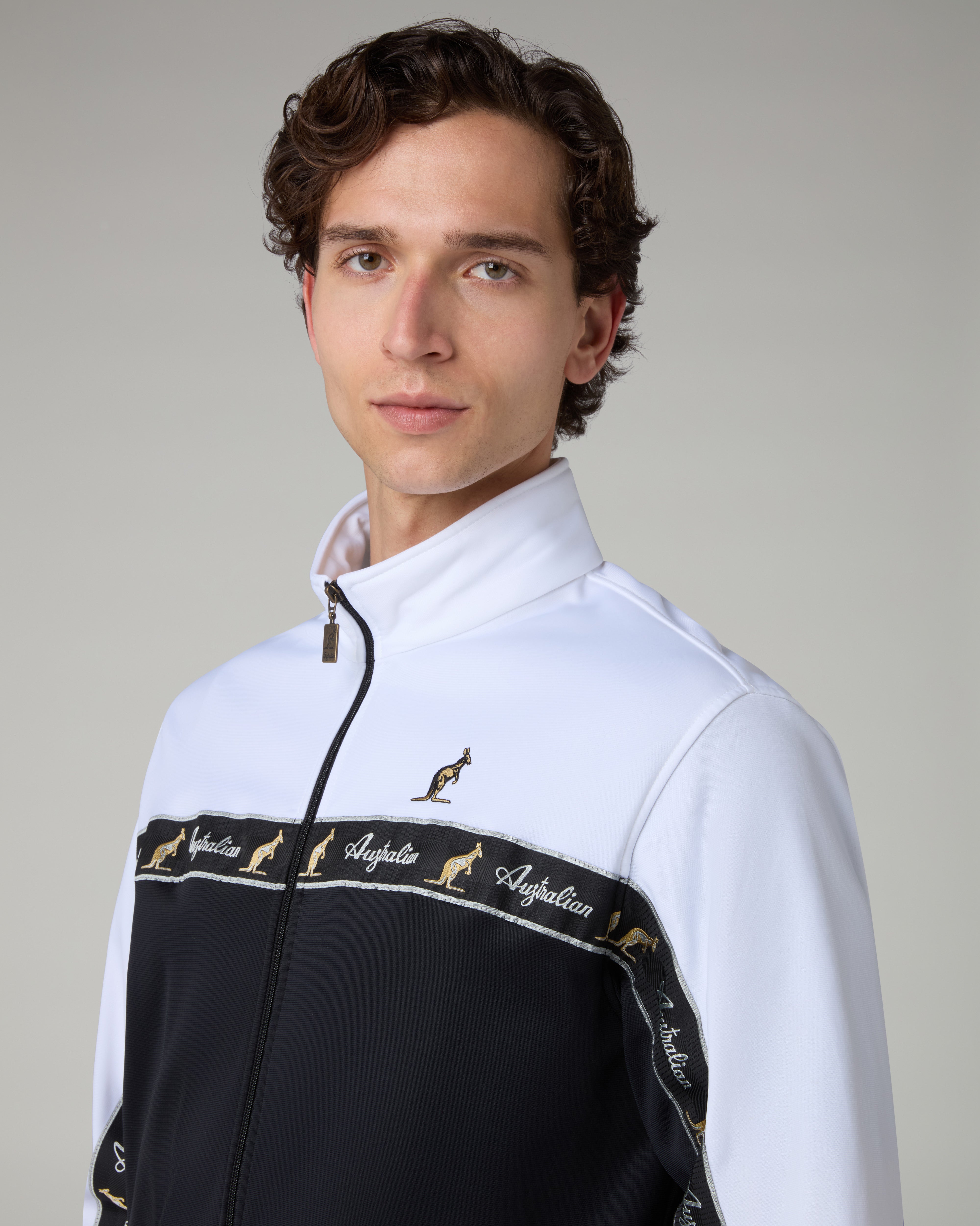 australian-duo-track-jacket-giacca-full-zip-in-acetato-bianco-made-in-italy image 4