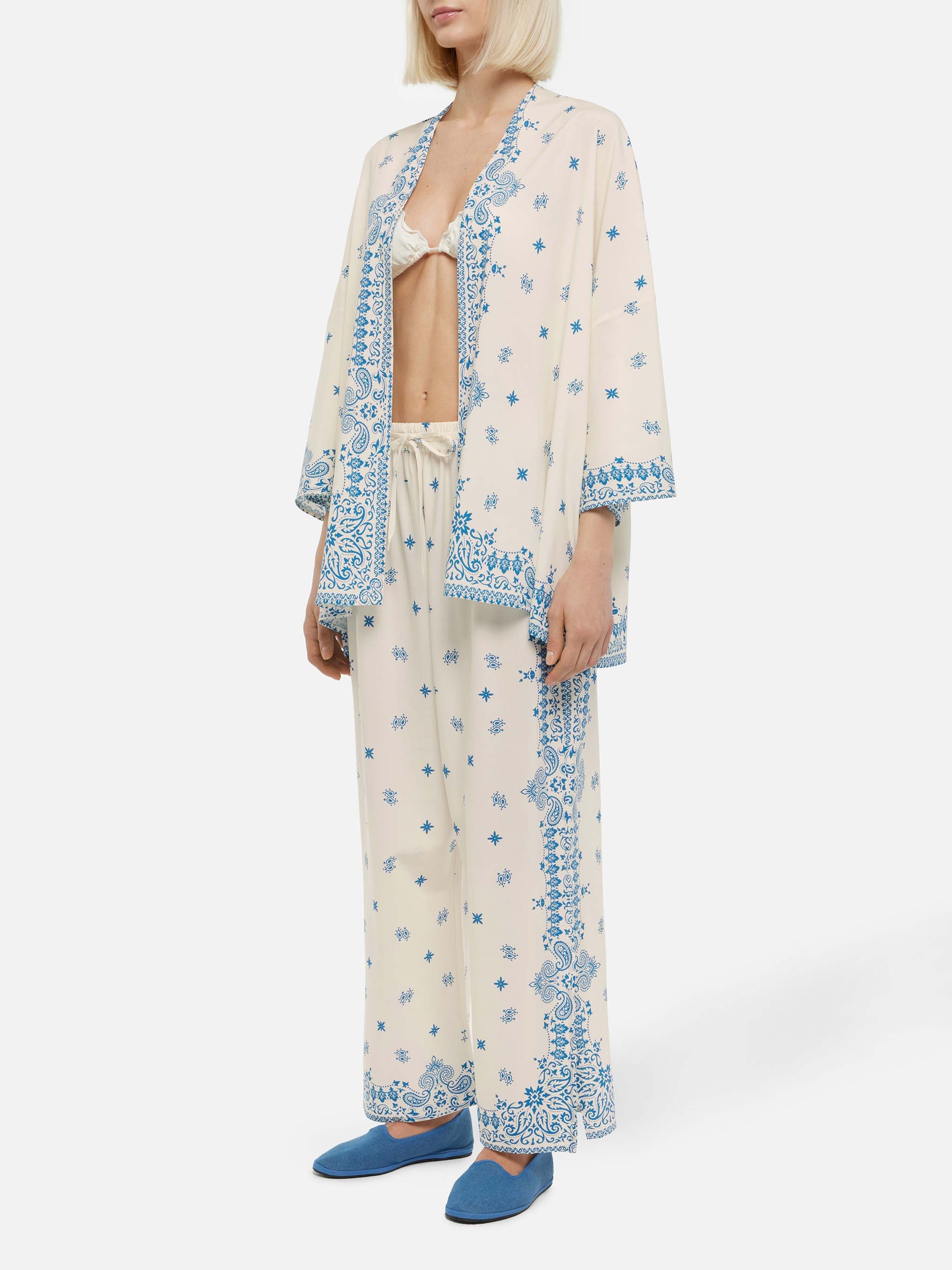 mc2-saint-barth-giacca-kimono-milos-donna-in-rayon-stampa-bandana image 5