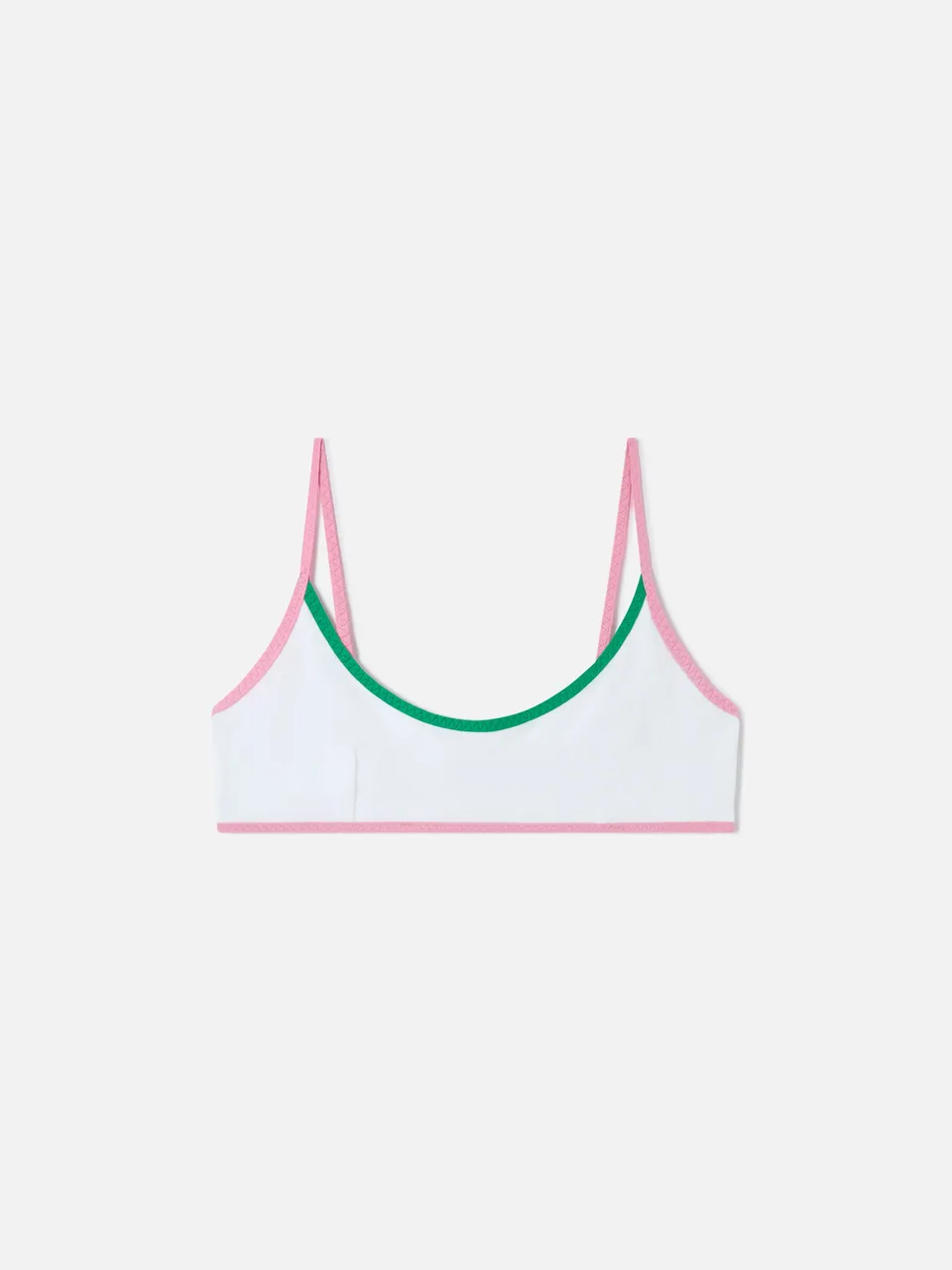 mc2-saint-barth-judy-string-top-bikini-bralette-in-spugna-bianco-con-piping image 1