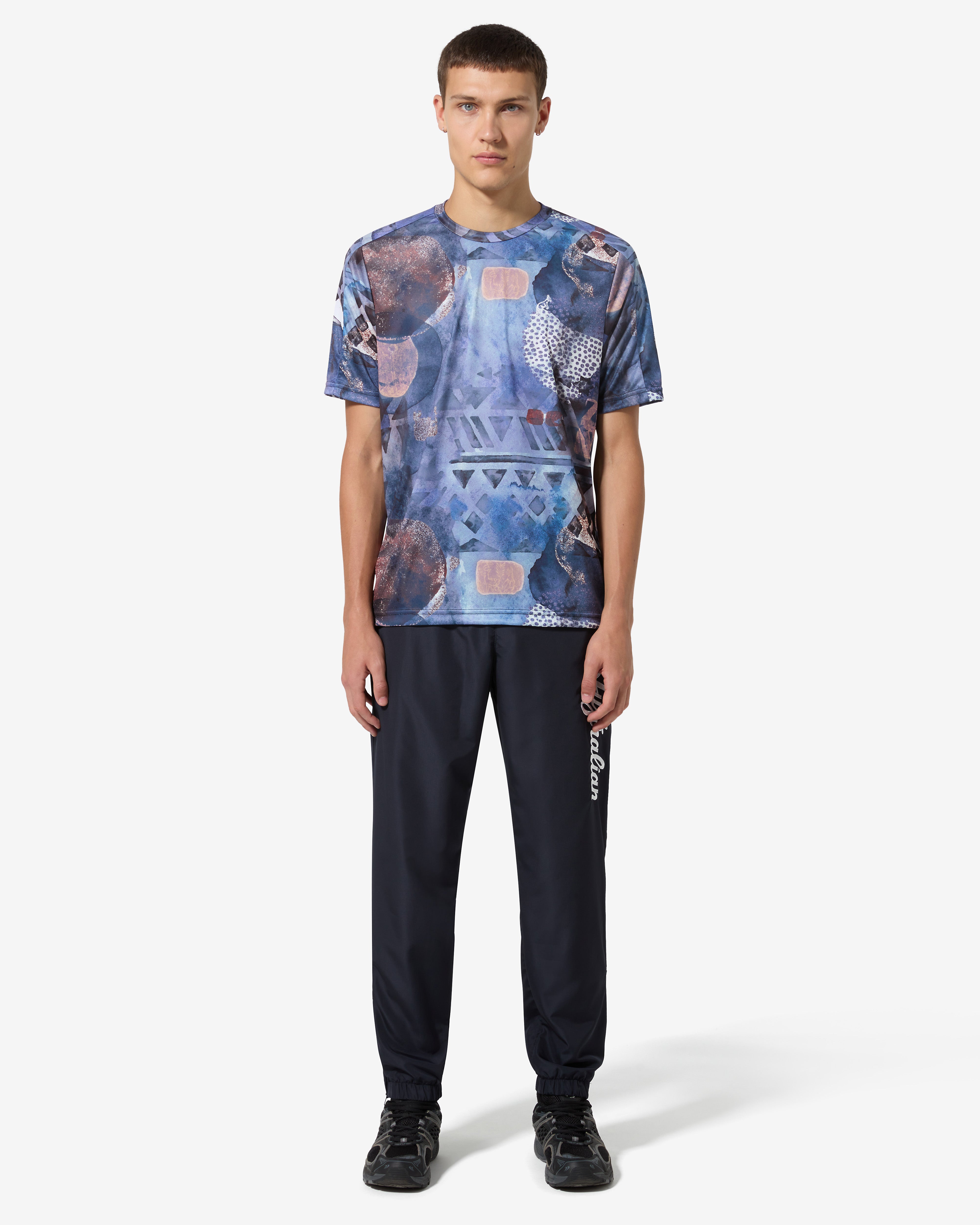 australian-logo-smash-track-pant-pantalone-tuta-blu-navy-foderato image 2