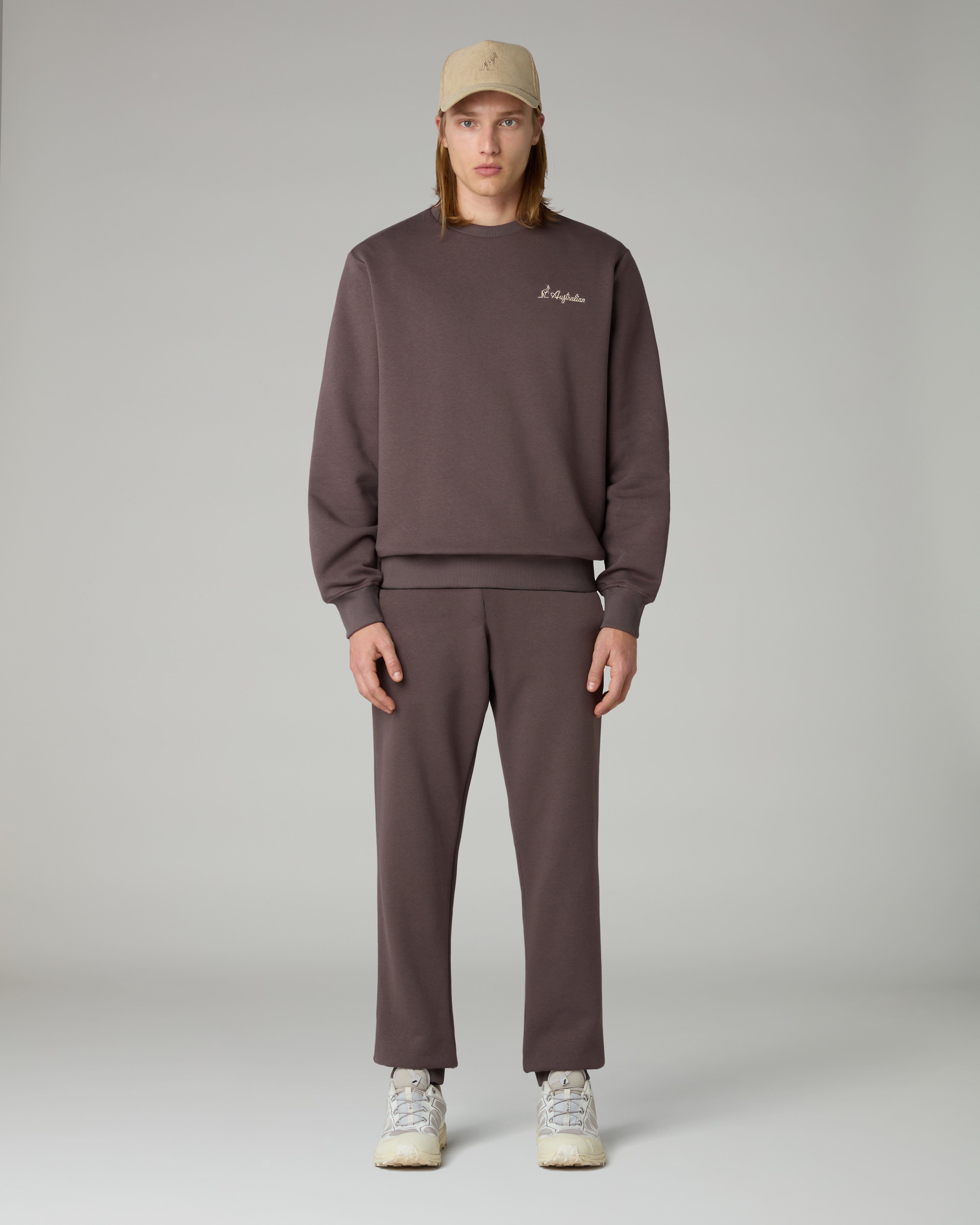 australian-iconissima-crewneck-felpa-girocollo-uomo-caff image 2