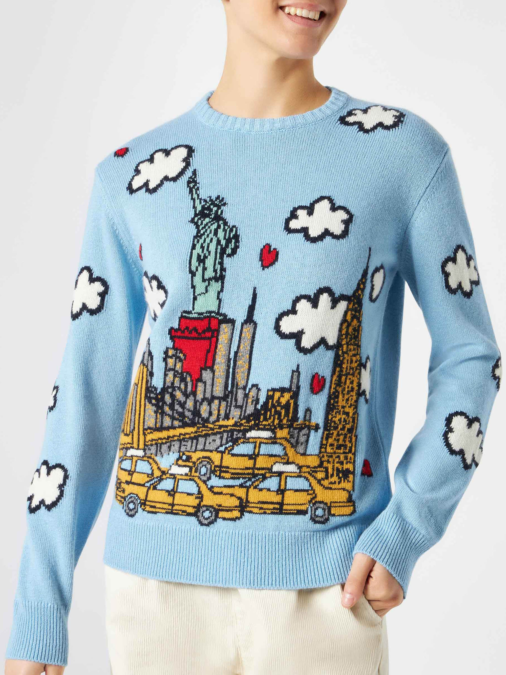 mc2-saint-barth-maglione-new-queen-stampa-new-york-azzurro image 2
