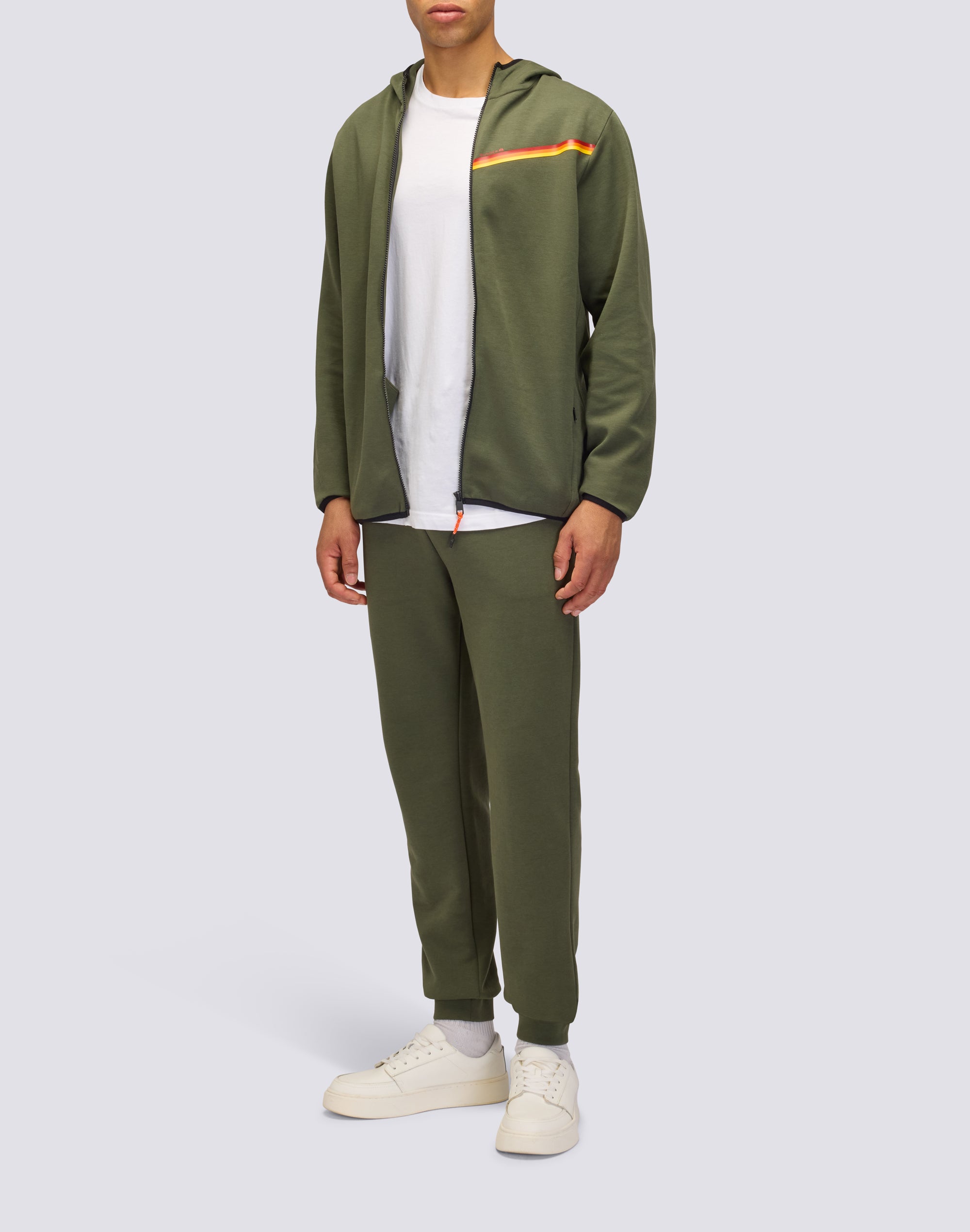 sundek-1958-felpa-uomo-con-cappuccio-e-tricolore image 3