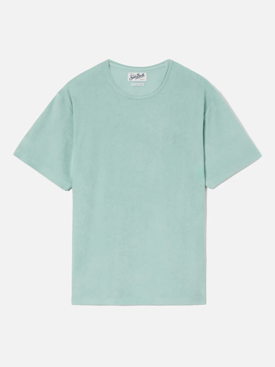 mc2-saint-barth-gary-t-shirt-uomo-cotone-spugna-verde-ricamo-logo image 1