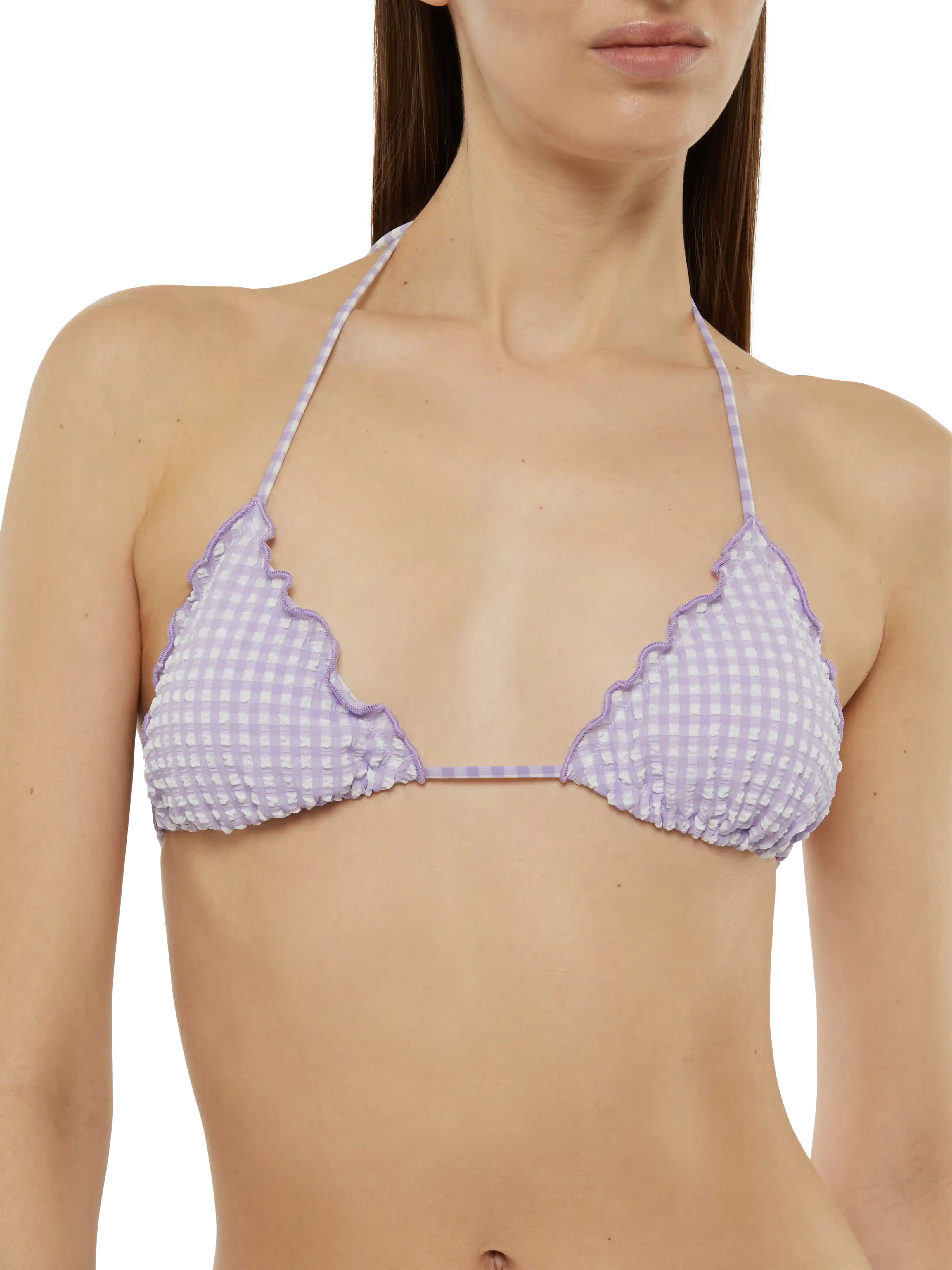 mc2-saint-barth-sagittarius-top-triangolo-seersucker-stampa-gingham-lilla image 3