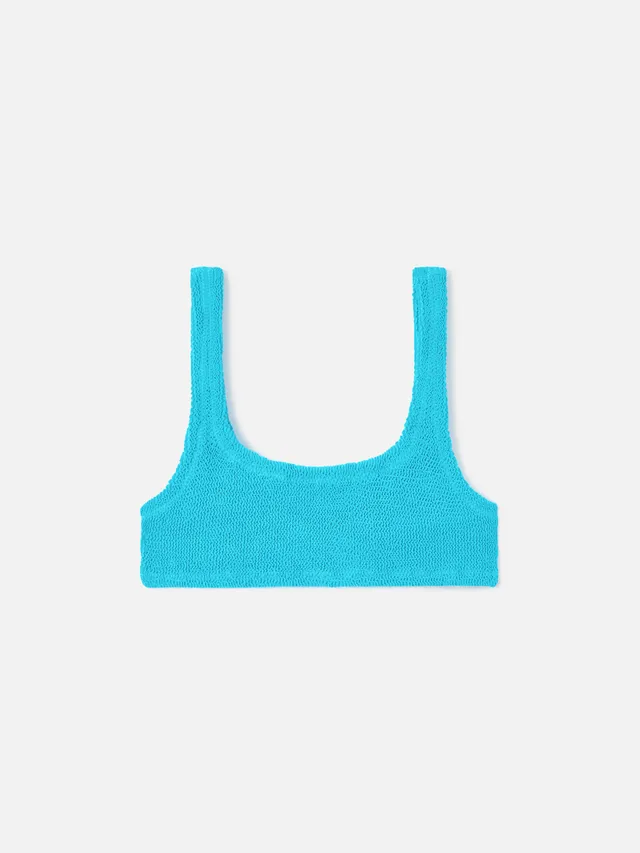 mc2-saint-barth-naima-top-bikini-bralette-crinkle-turchese image 1
