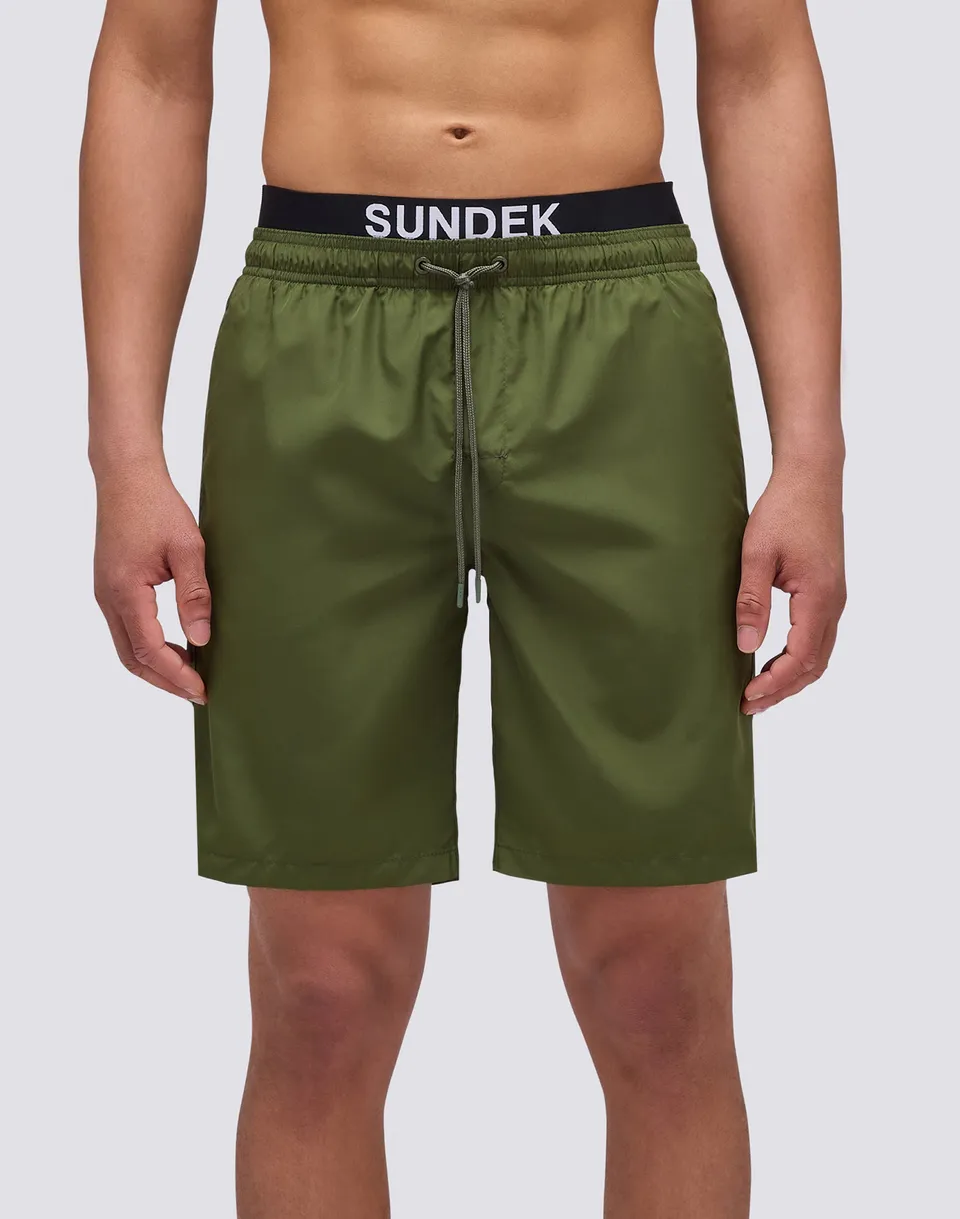 sundek-iconic-costume-da-bagno-uomo-lungo-vita-elasticata-elastico-logo image 1