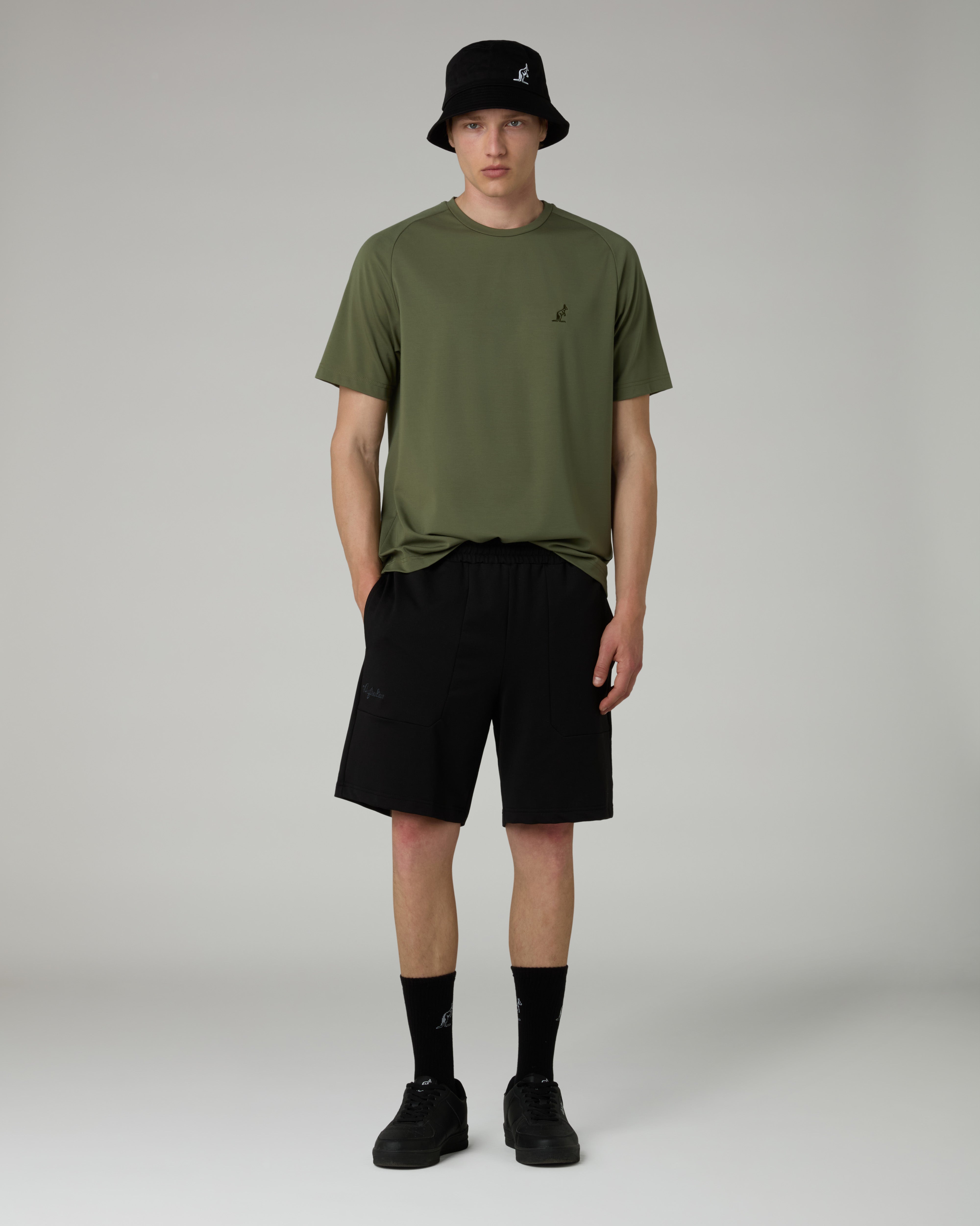 australian-poison-short-short-cotone-nero-con-coulisse image 2
