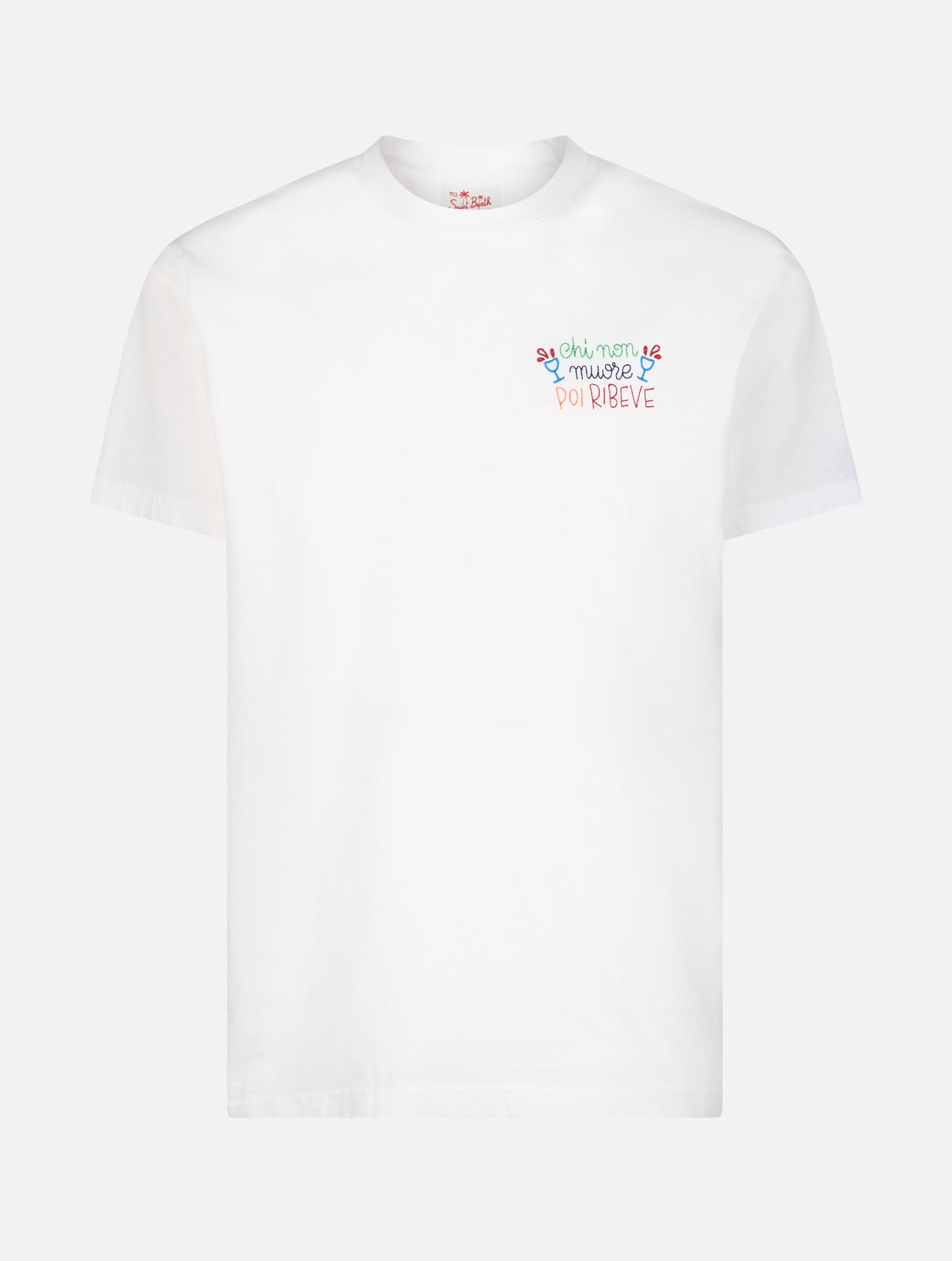 mc2-saint-barth-t-shirt-portofino-special-edition-chi-non-muore-poi-ribeve-bianc image 5