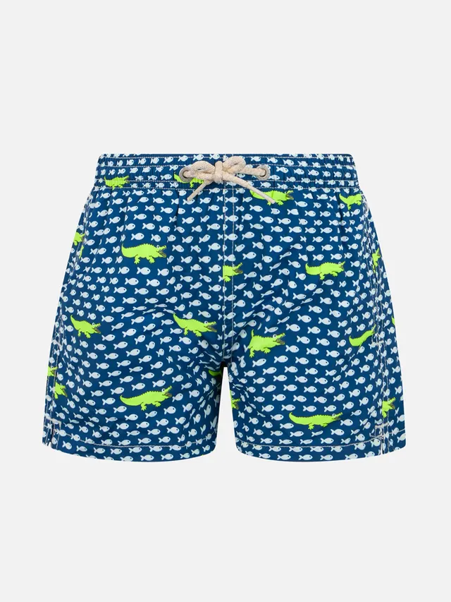 mc2-saint-barth-jean-lighting-costume-boxer-mare-bambino-blu-con-stampa-coccodri image 1